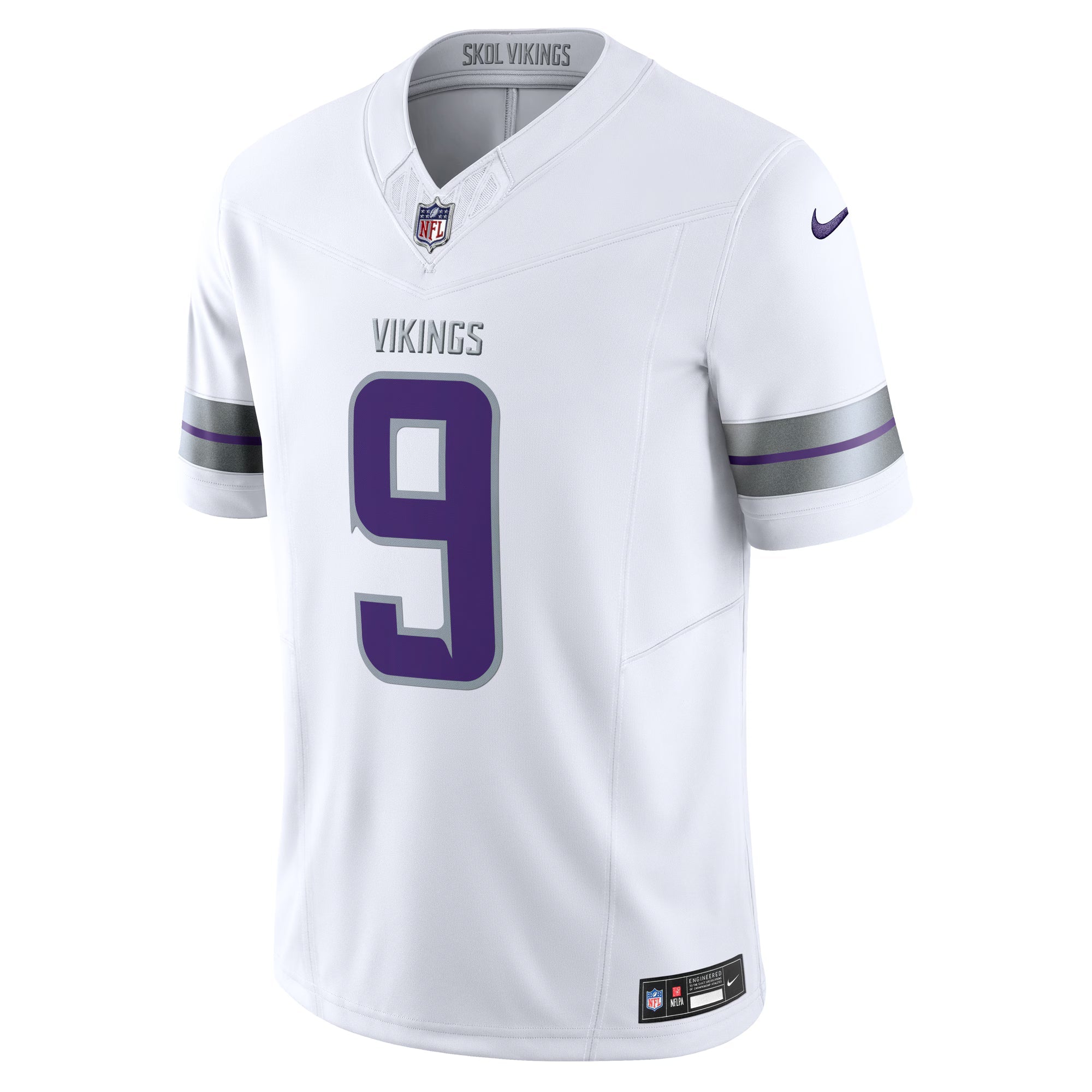 Minnesota Vikings J.J. McCarthy White Vapor F.U.S.E. Limited Jersey