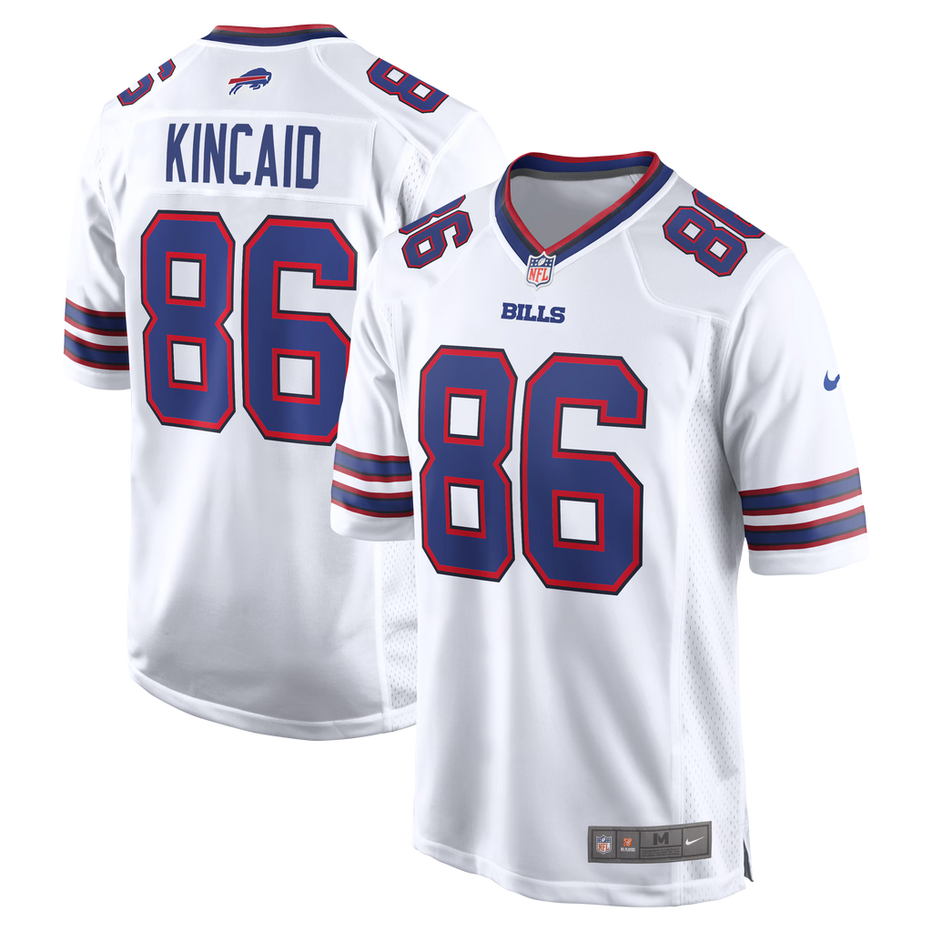 Buffalo Bills Dalton Kincaid White Game Jersey