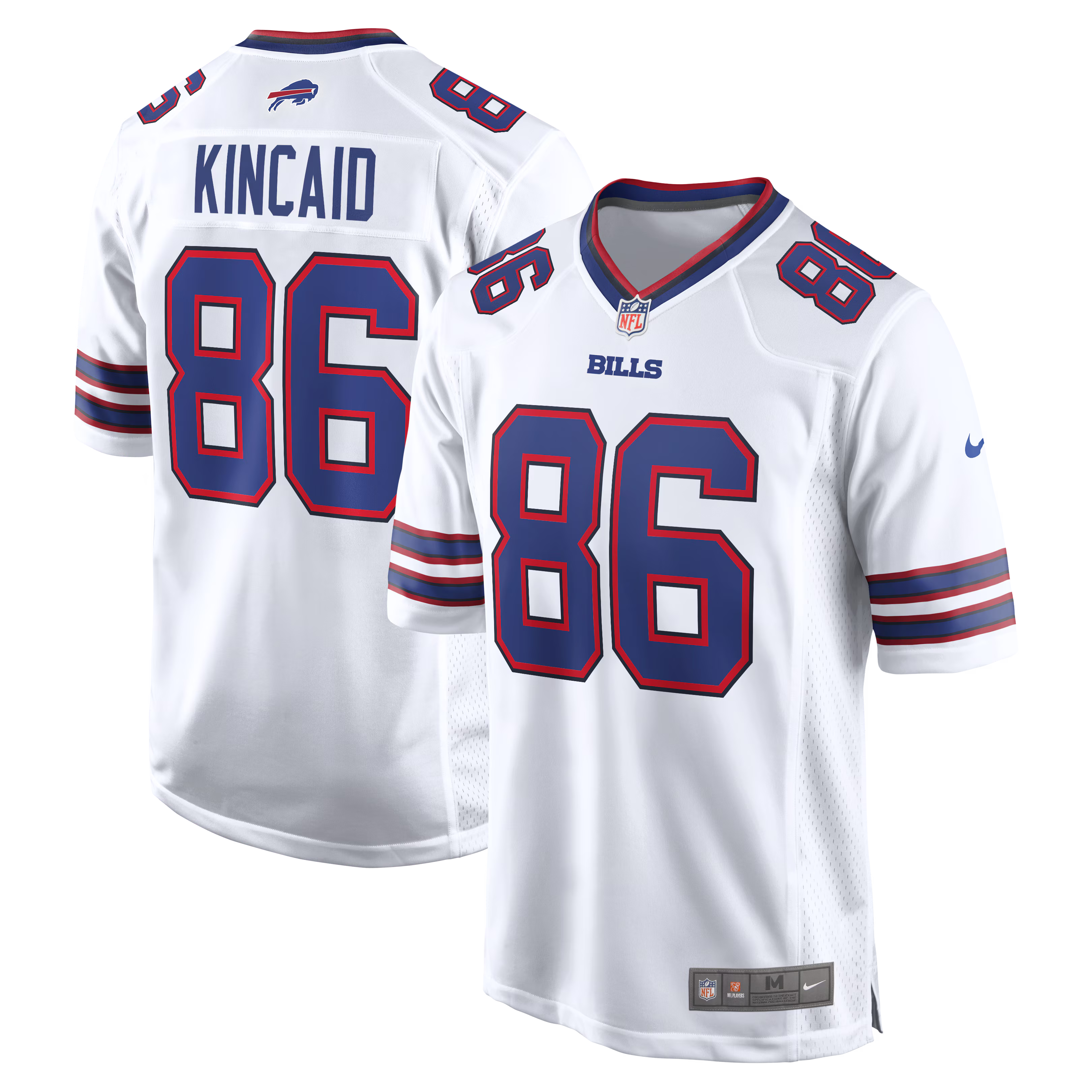 Buffalo Bills Dalton Kincaid White Game Jersey