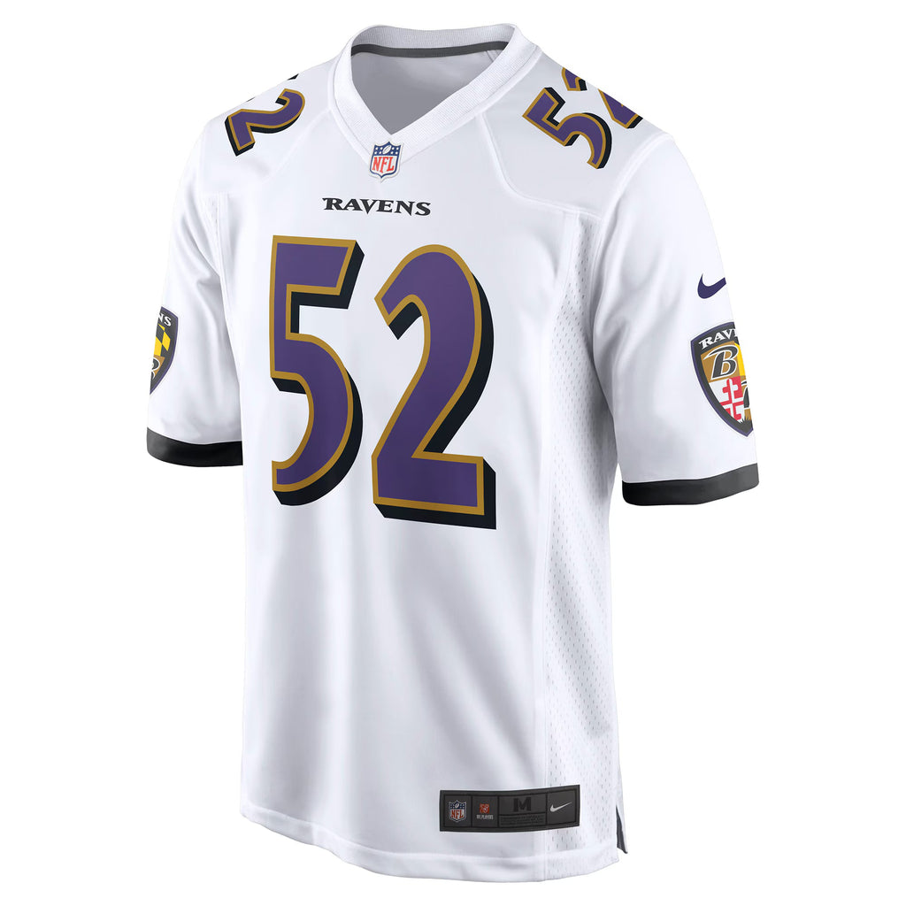 Baltimore Ravens Ray Lewis White Retired Player Game Jersey