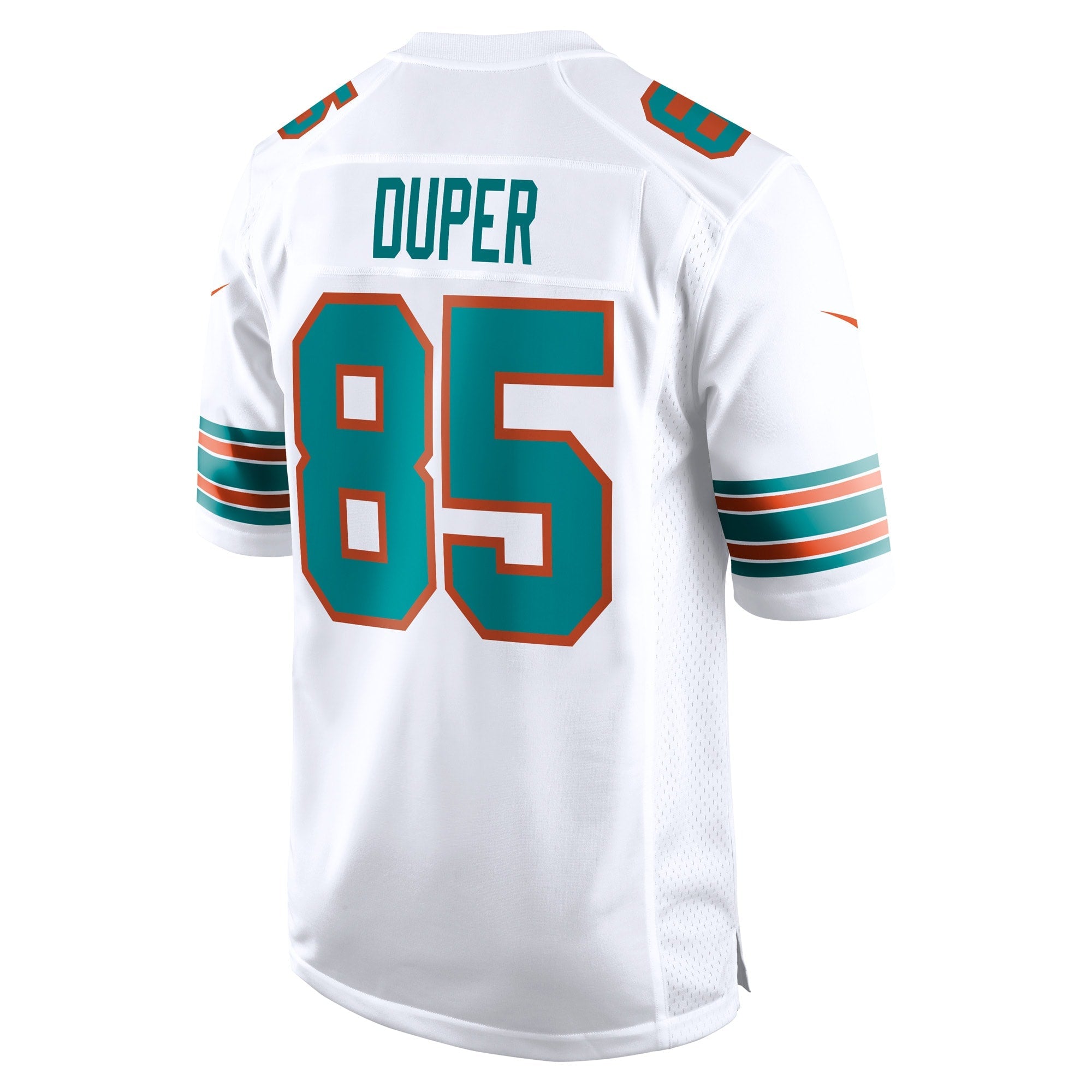 Miami Dolphins Mark Duper White Retired Player Jersey
