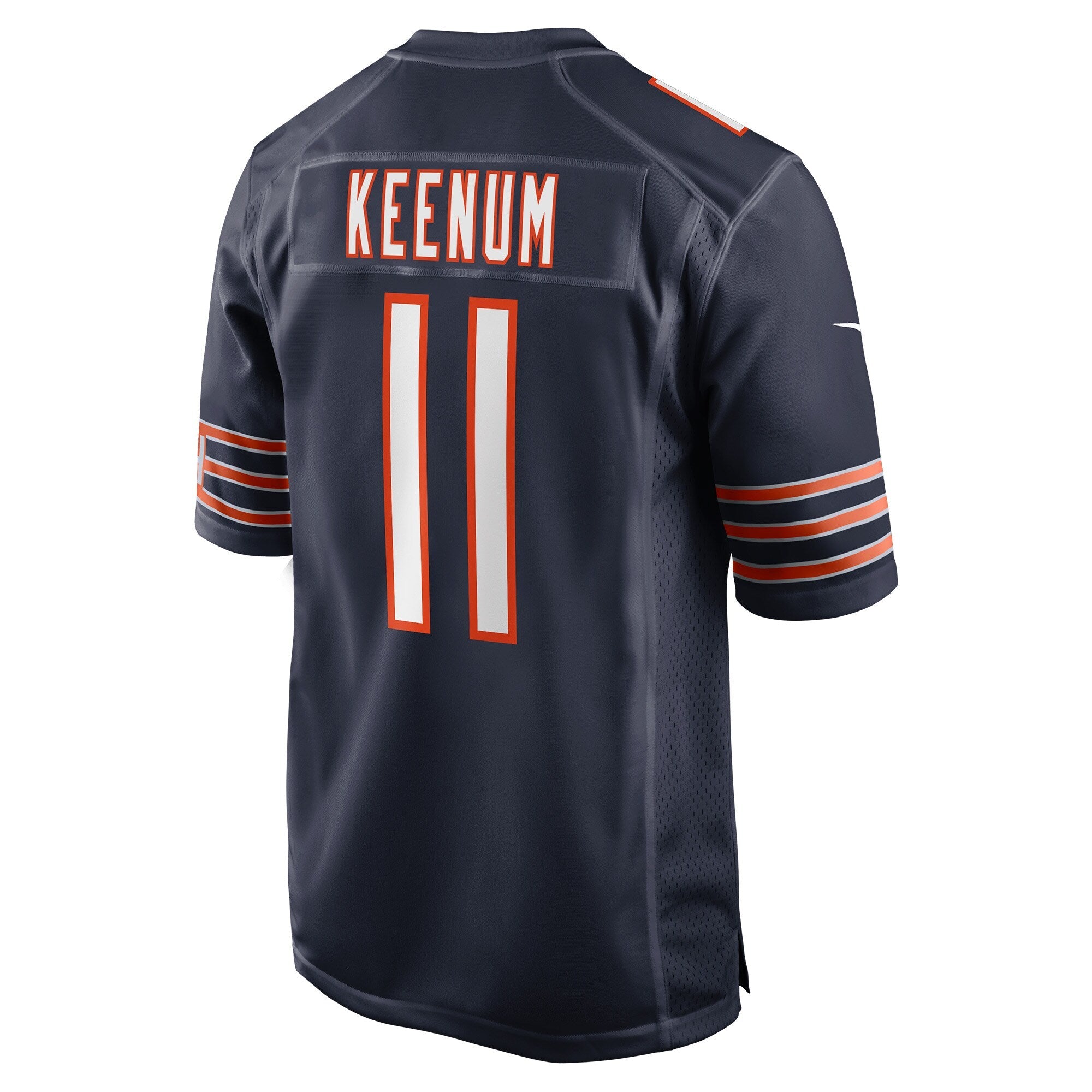 Chicago Bears Case Keenum Navy Team Game Jersey