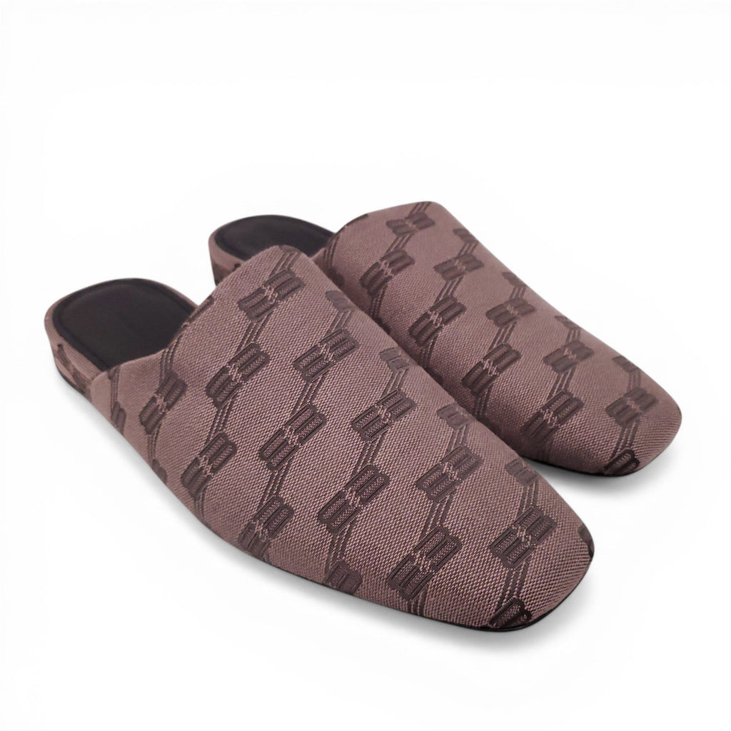 BALENCIAGA BB LOGO MULES - SIZE 39