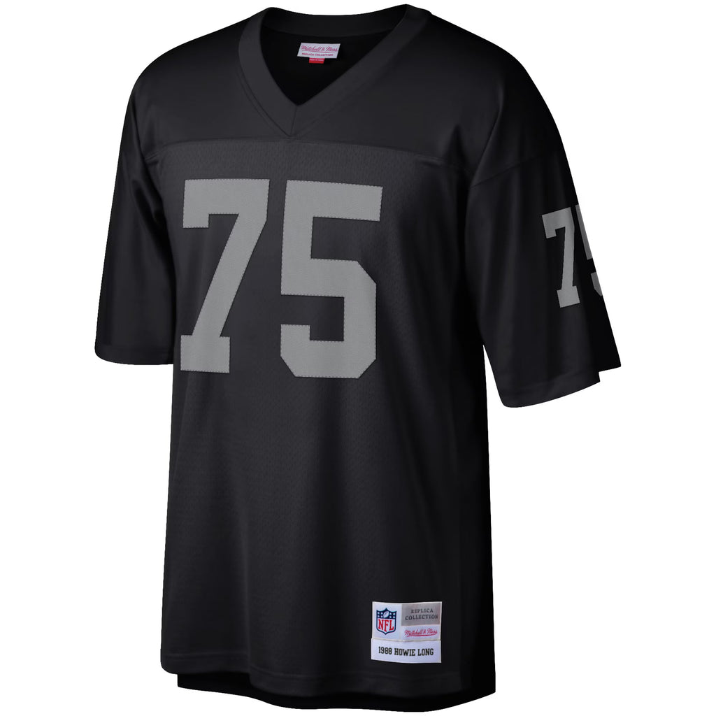 Las Vegas Raiders Howie Long Mitchell & Ness Black Retired Player Legacy Replica Jersey
