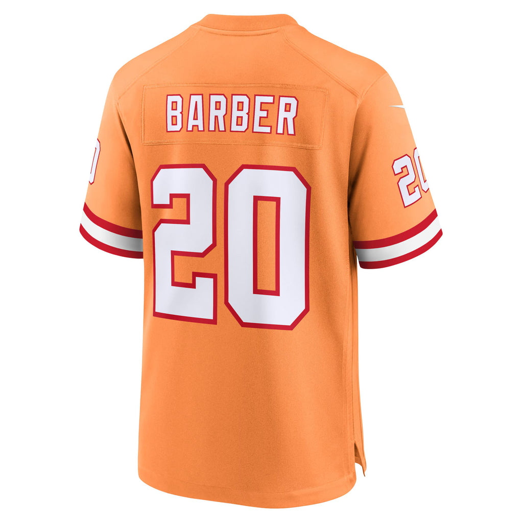 Tampa Bay Buccaneers Ronde Barber Creamsicle 50th Season Game Jersey