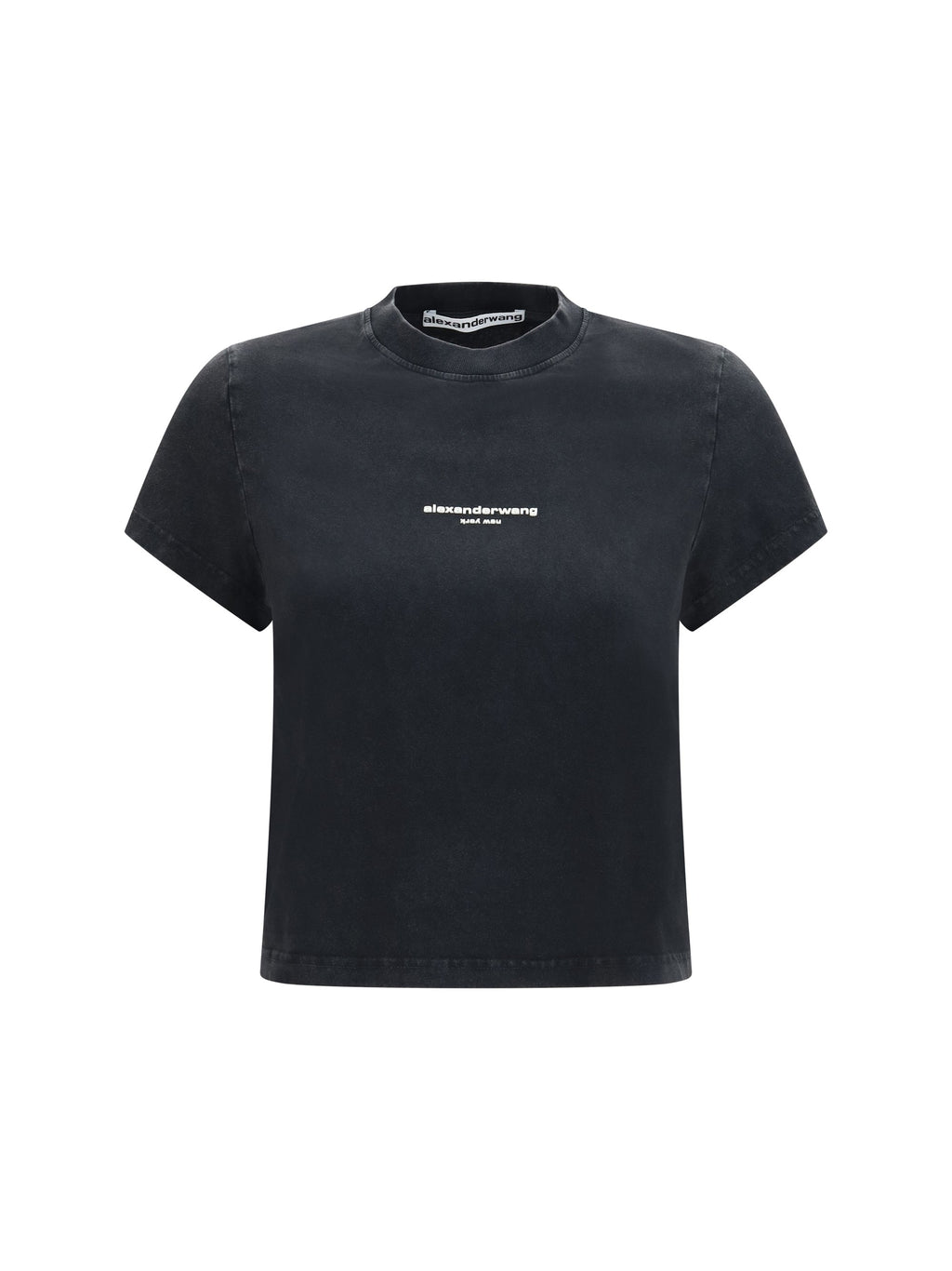 Alexander Wang Women Short-Sleeve T-Shirt With Central Logo Print