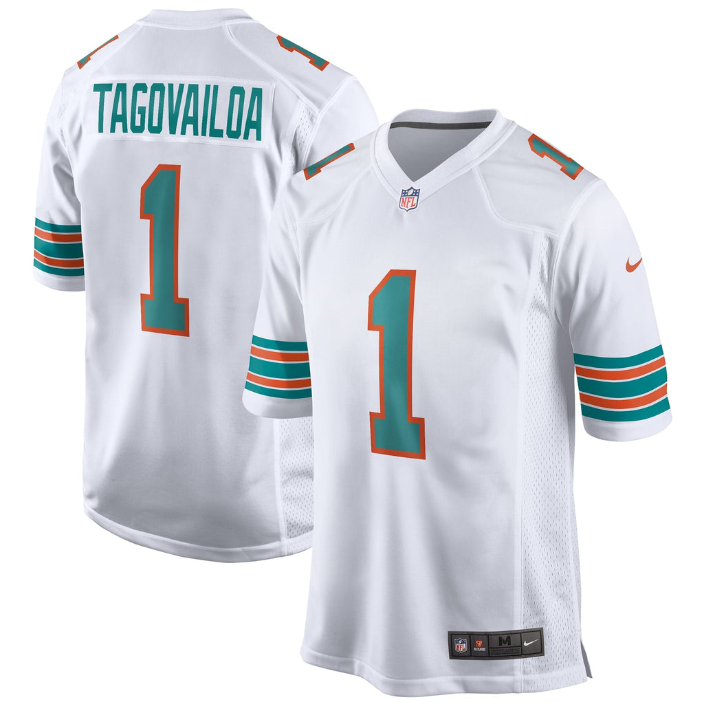 Miami Dolphins Tua Tagovailoa White 2nd Alternate Game Jersey