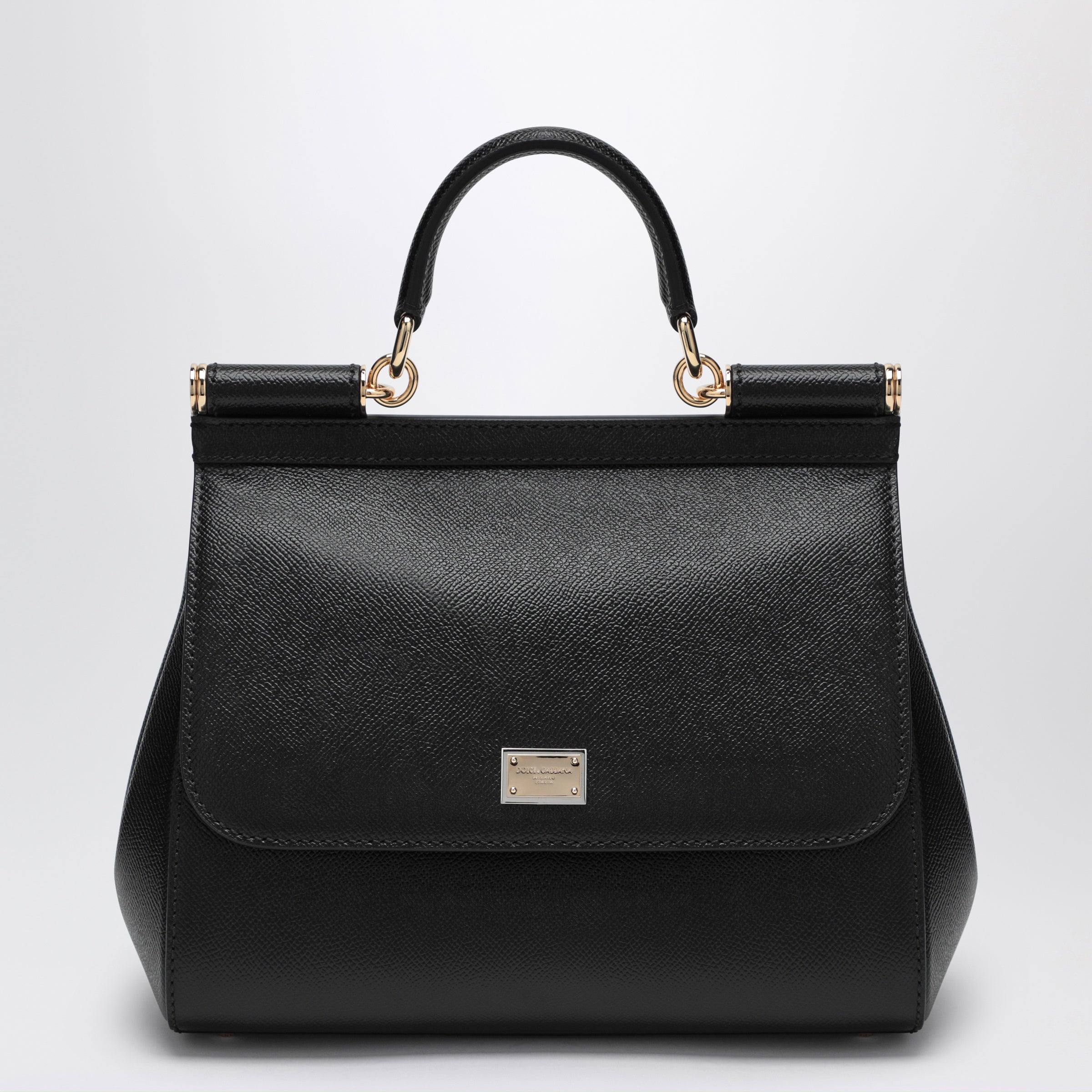 Dolce&Gabbana Large Black Sicily Handbag Women