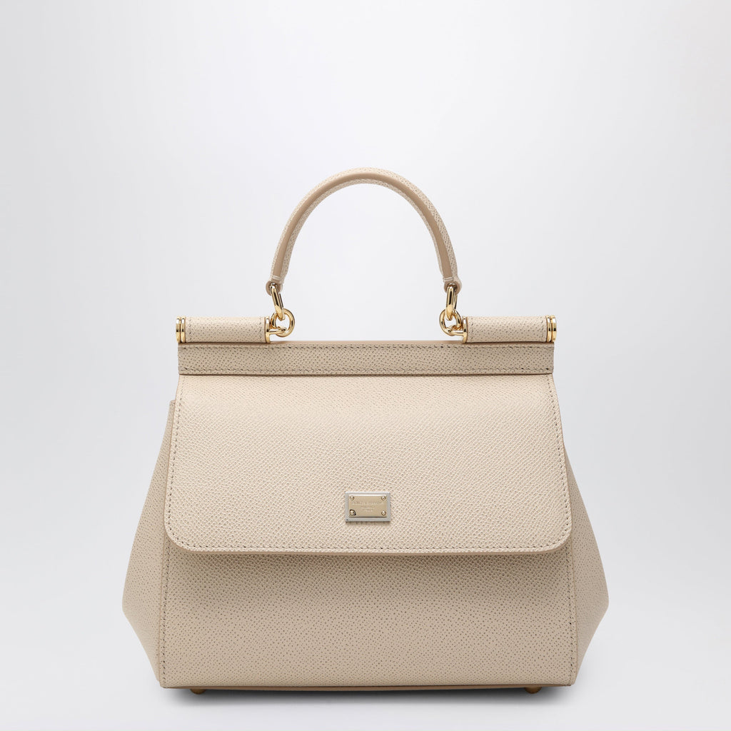 Dolce&Gabbana Medium Sicily Handbag In Nude Pink Women