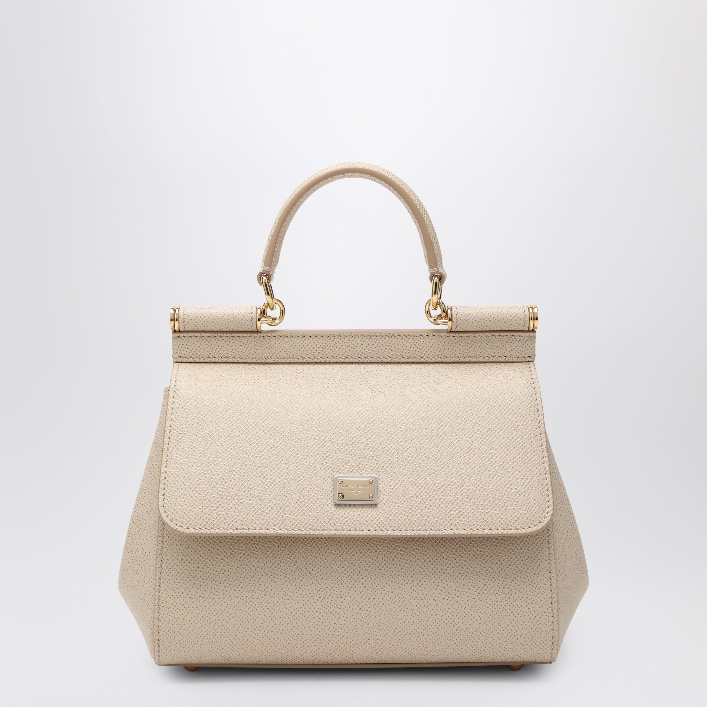 Dolce&Gabbana Medium Sicily Handbag In Nude Pink Women
