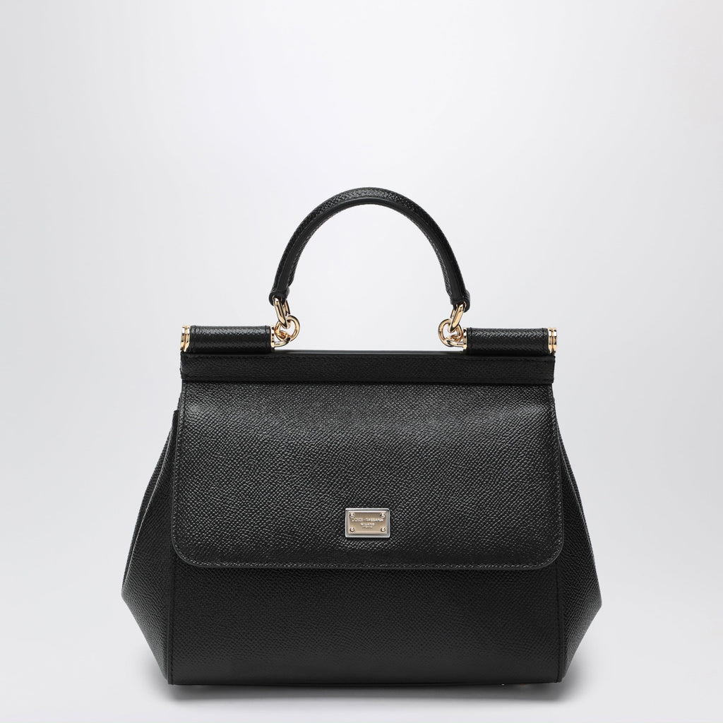 Dolce&Gabbana Medium Black Sicily Hand Bag Women