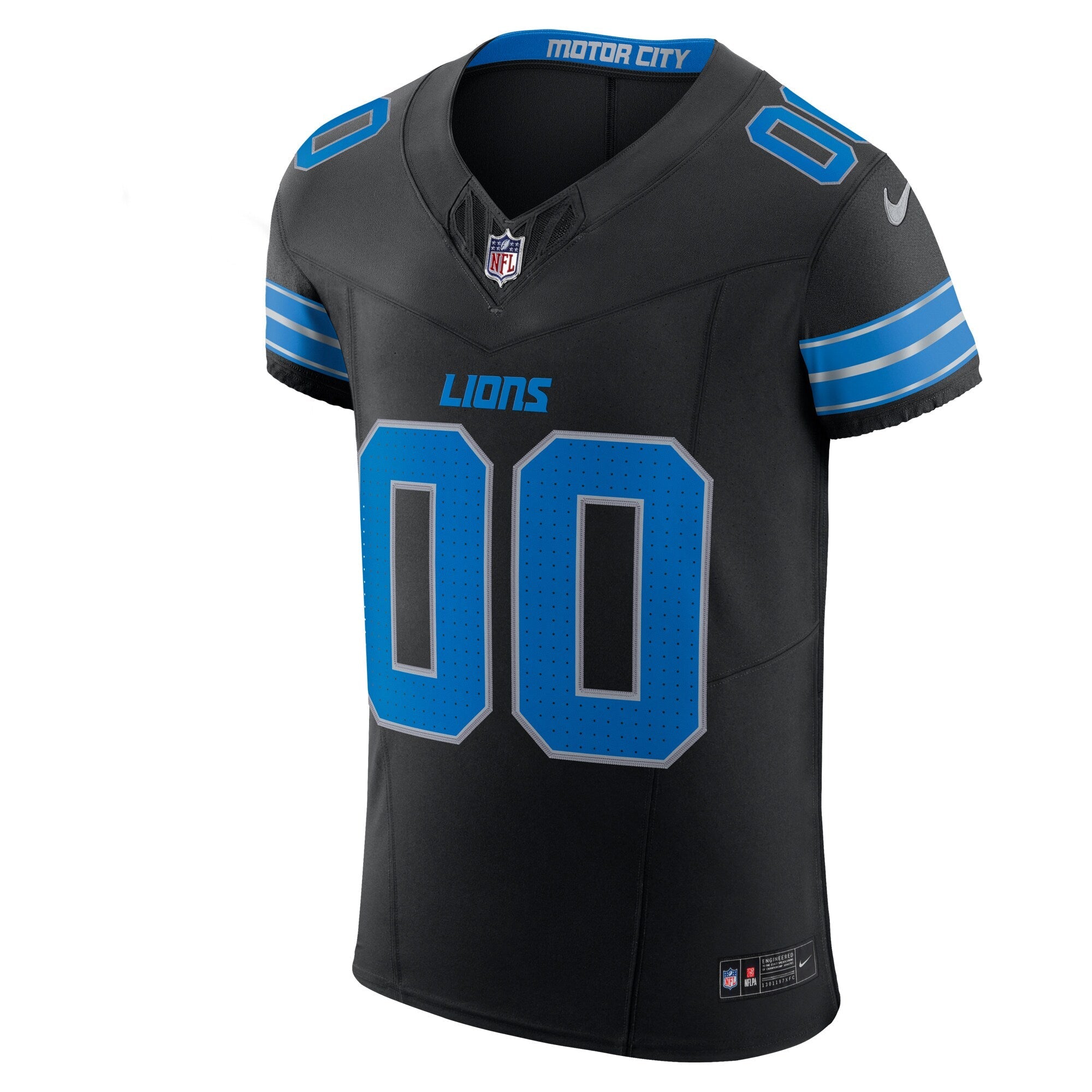 Detroit Lions Black Alternate Vapor F.U.S.E. Elite Custom Jersey