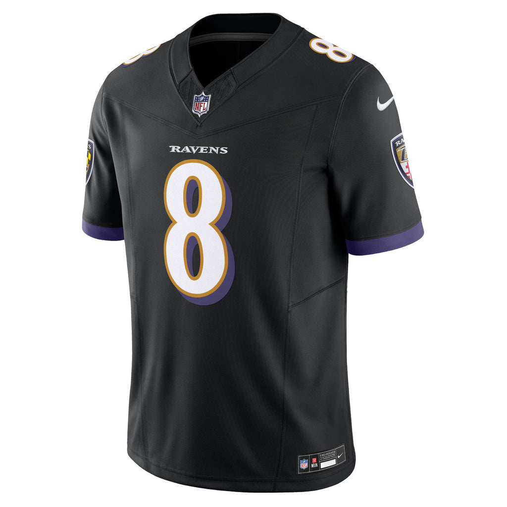 Baltimore Ravens Lamar Jackson Black Vapor F.U.S.E. Limited Jersey