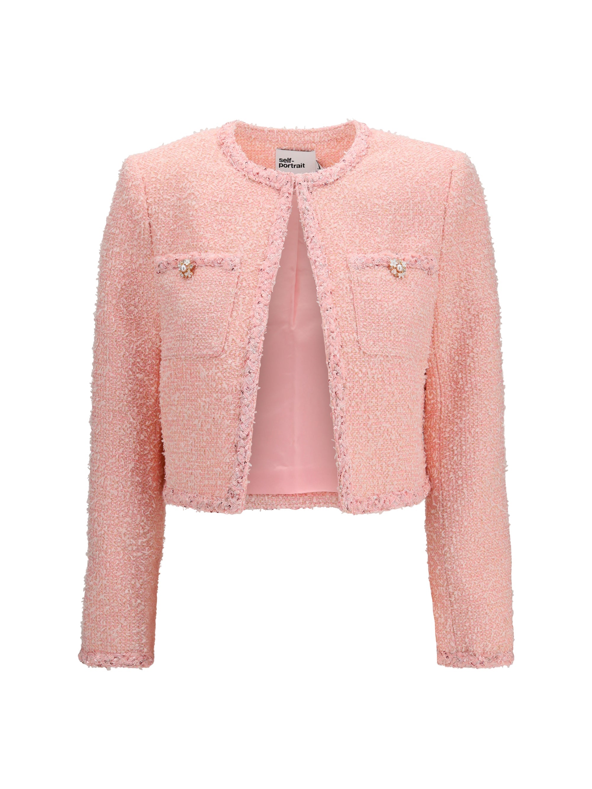 Self-Portrait Women Bouclé Jacket