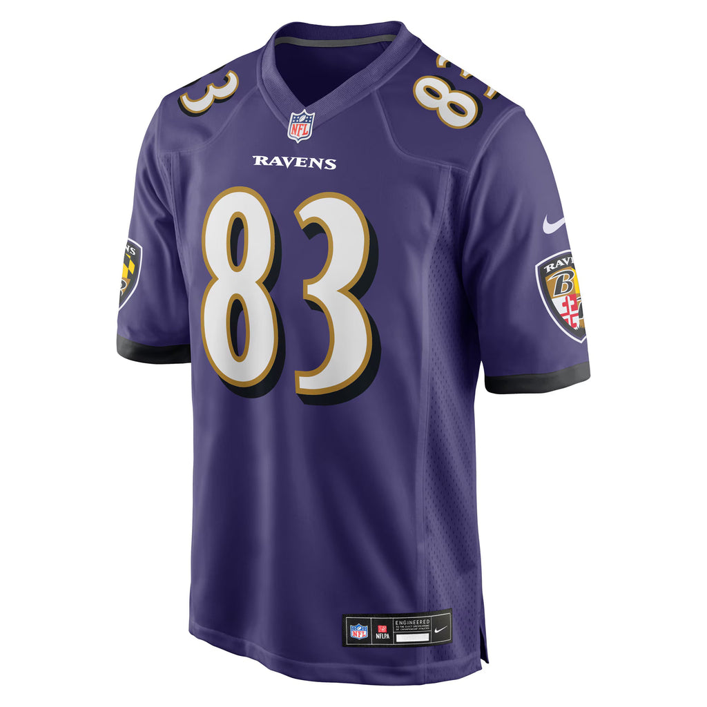 Baltimore Ravens LaJohntay Wester Purple Team Game Jersey