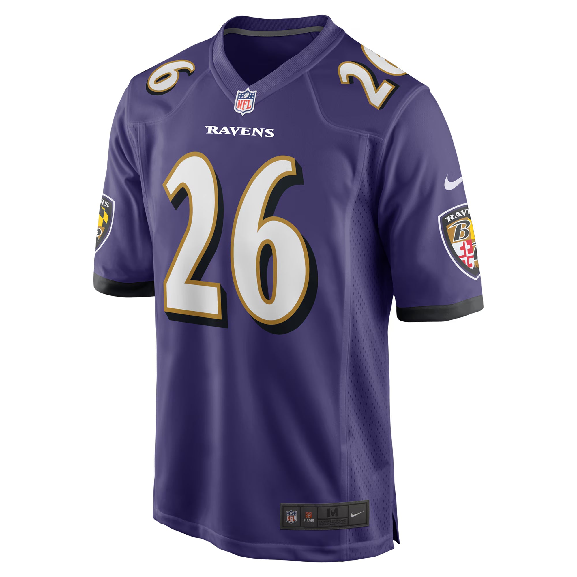 Baltimore Ravens Rasheen Ali Purple Team Game Jersey
