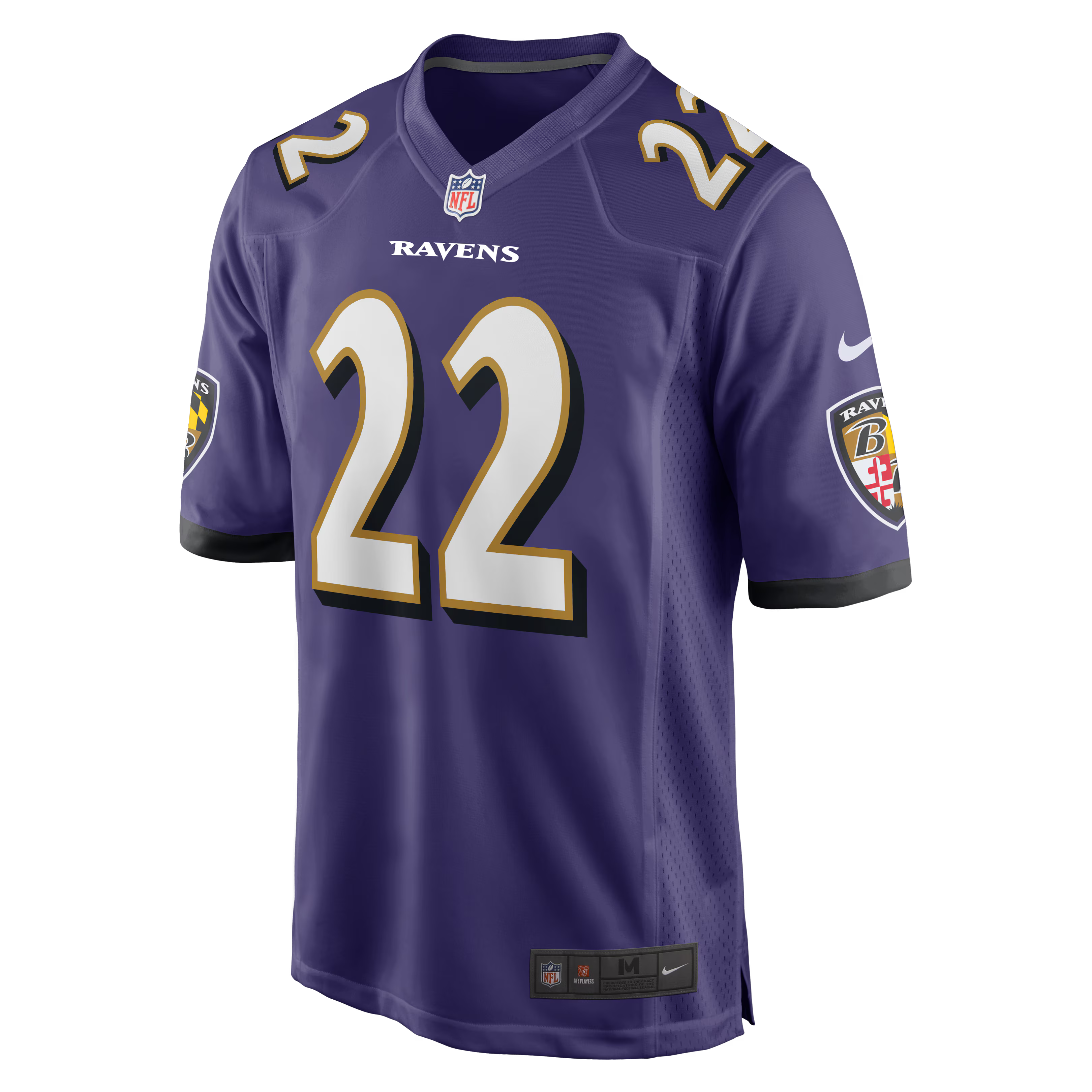 Baltimore Ravens Derrick Henry Purple Game Player Jersey