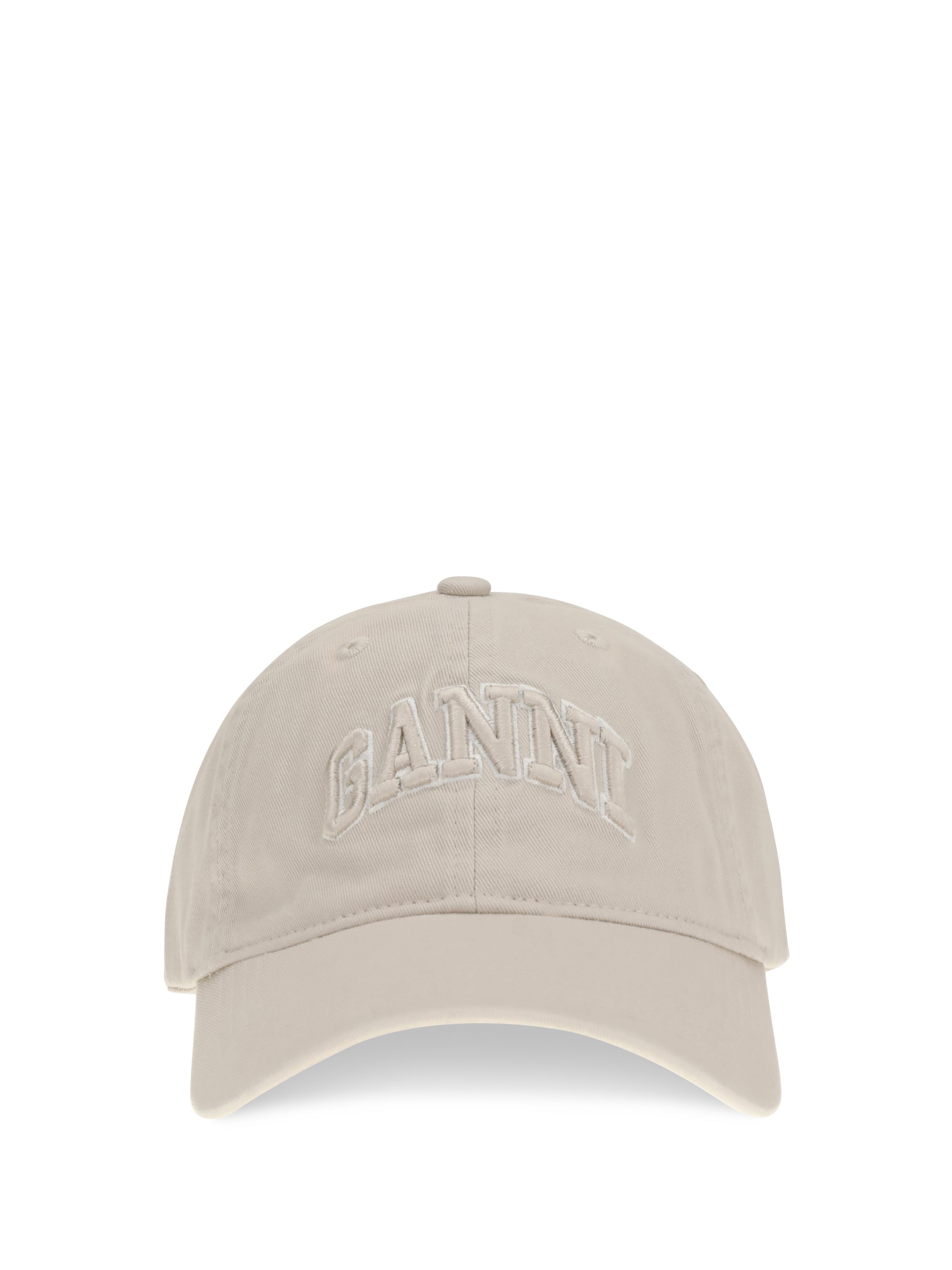 Ganni Women Canvas Cap With Logo