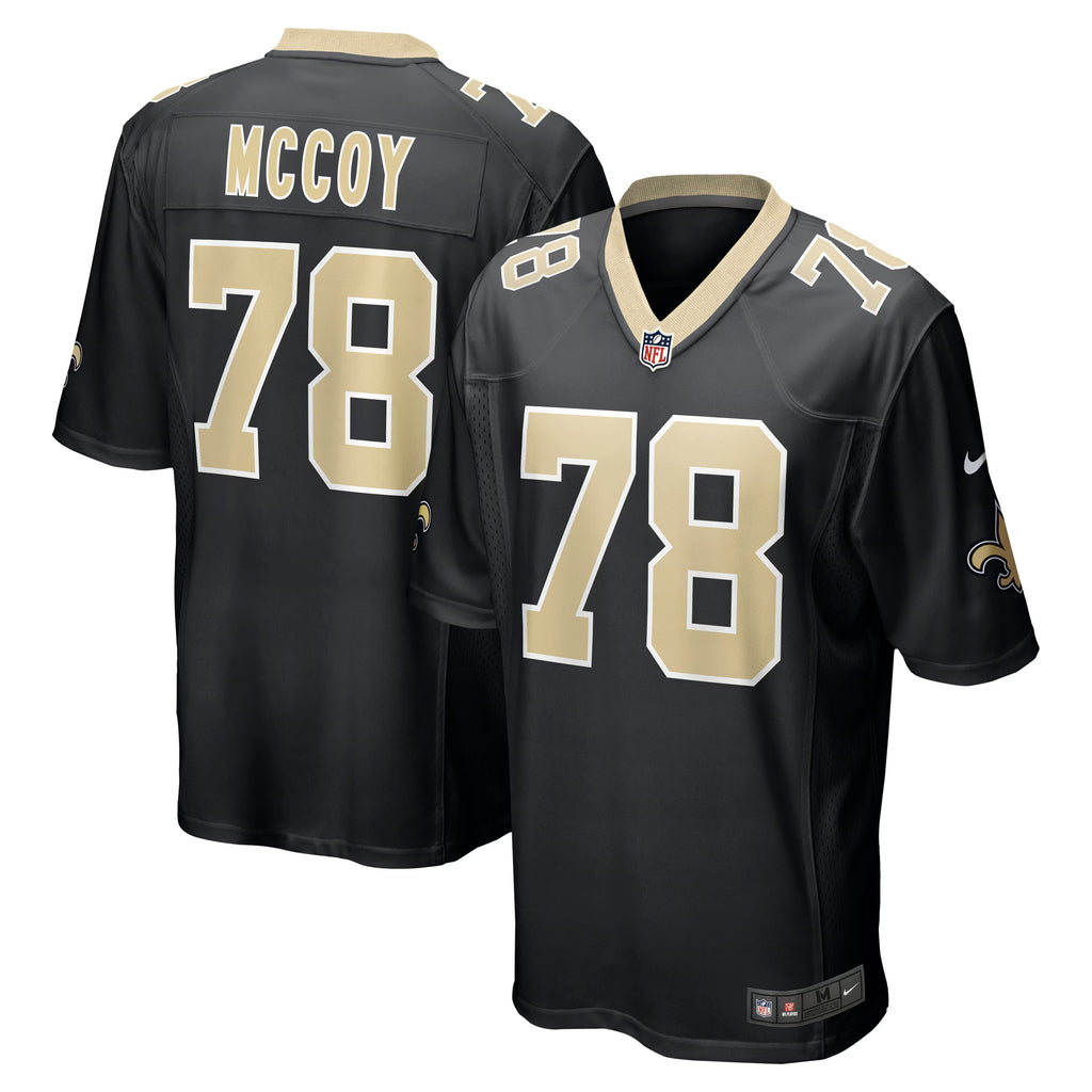 New Orleans Saints Erik Mccoy Black Game Jersey