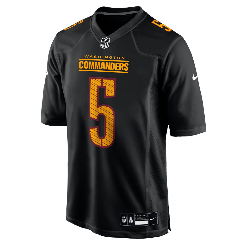 Washington Commanders Jayden Daniels Carbon Black Fashion Jersey
