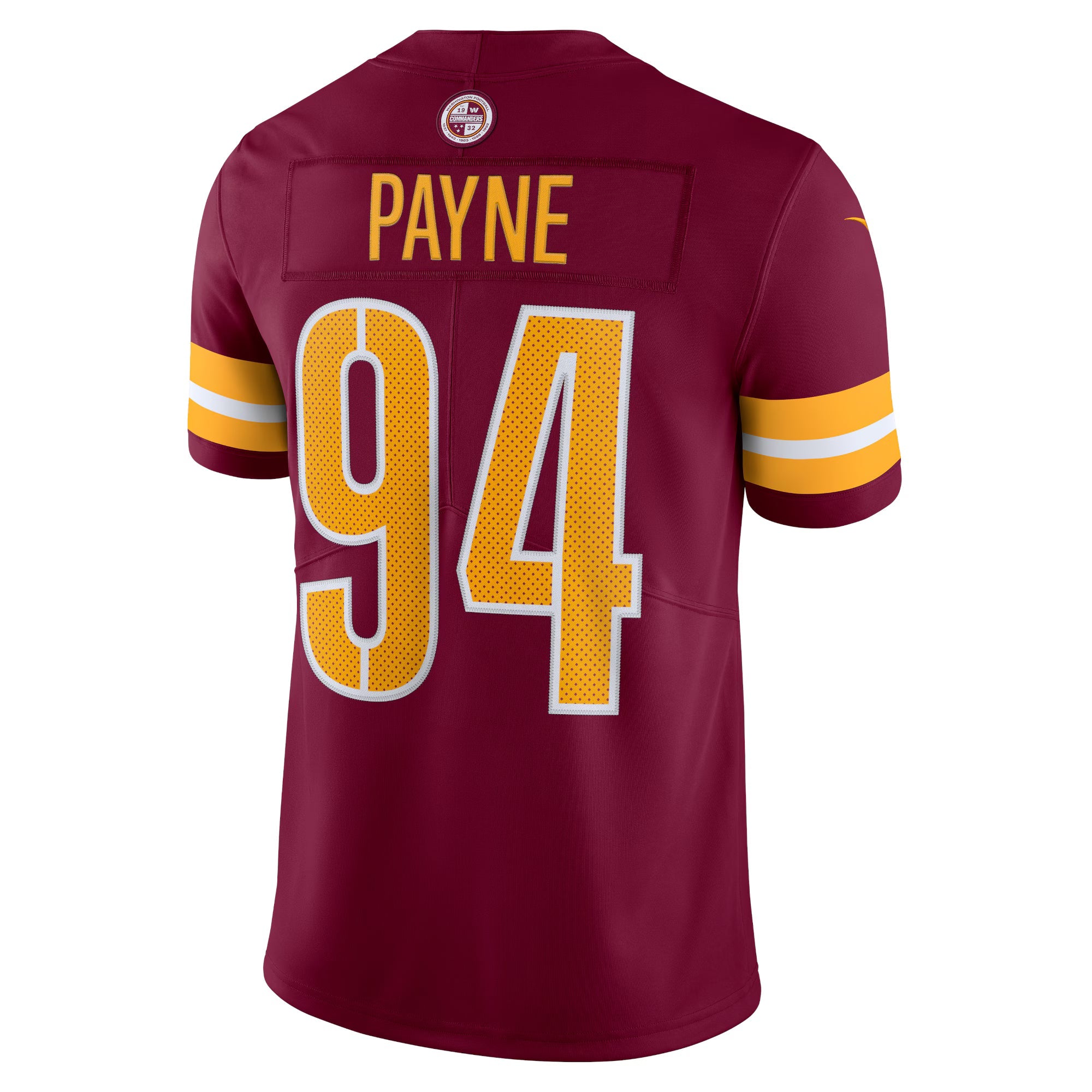Washington Commanders Da'Ron Payne Burgundy Vapor Limited Jersey
