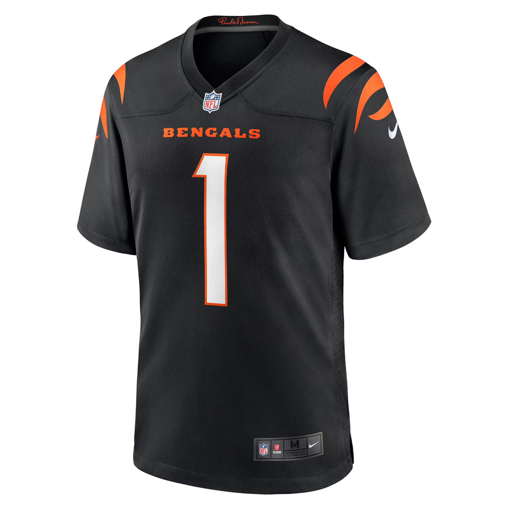 Cincinnati Bengals Ja'Marr Chase Black Game Jersey