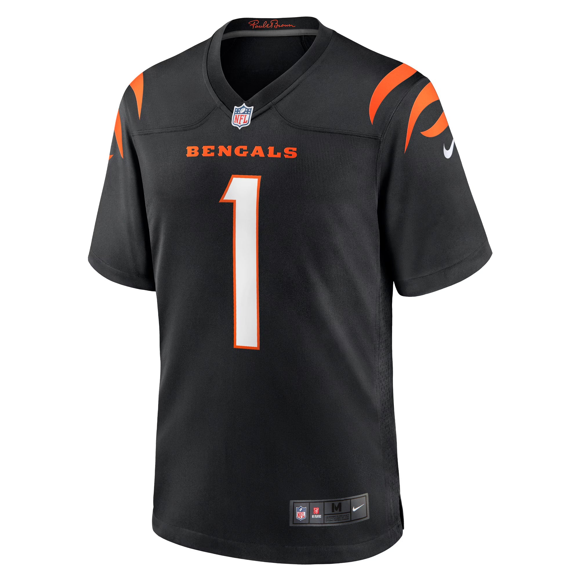 Cincinnati Bengals Ja'Marr Chase Black Game Jersey