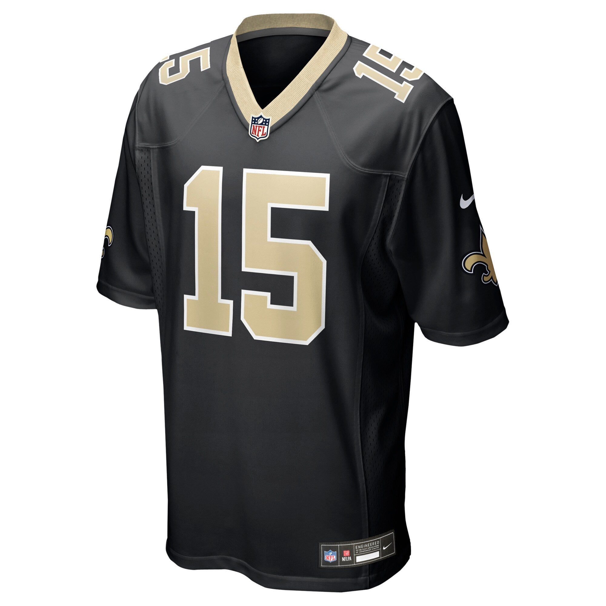New Orleans Saints Mason Tipton Black Team Game Jersey