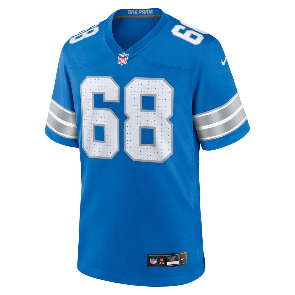 Detroit Lions Taylor Decker Blue Team Game Jersey