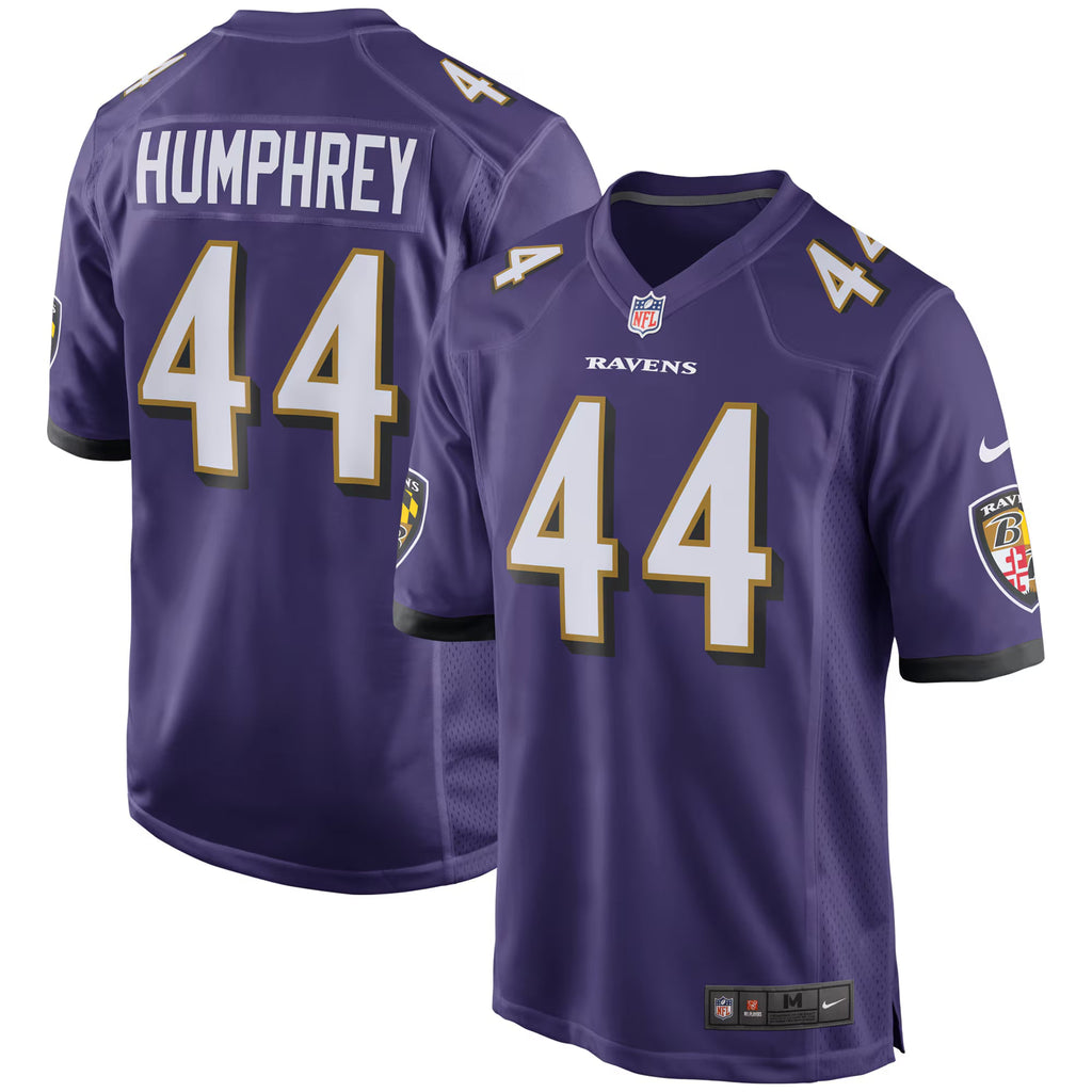 Baltimore Ravens Marlon Humphrey Purple Player Game Jersey