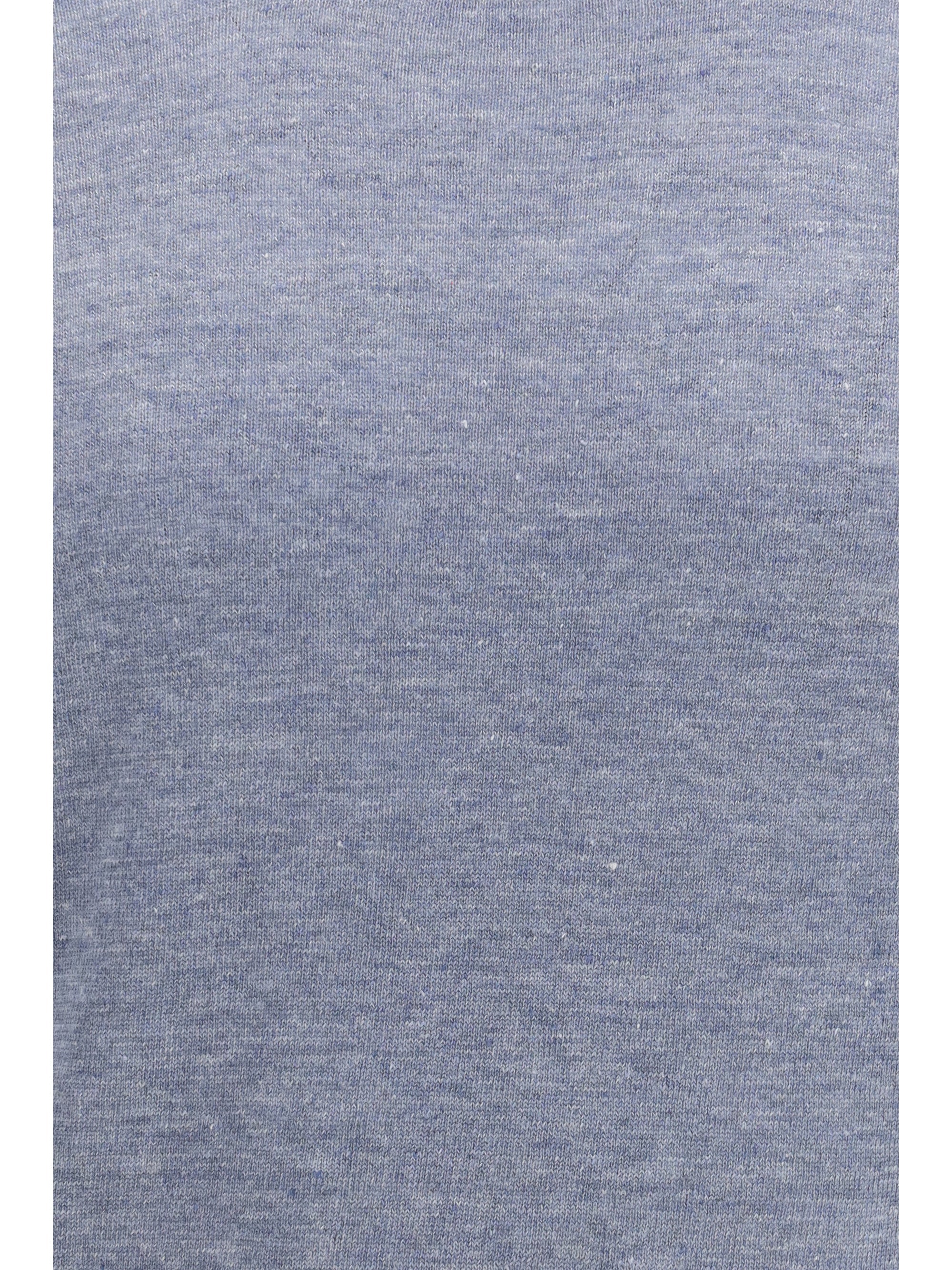 Brunello Cucinelli Men Linen And Cotton Crewneck T-Shirt