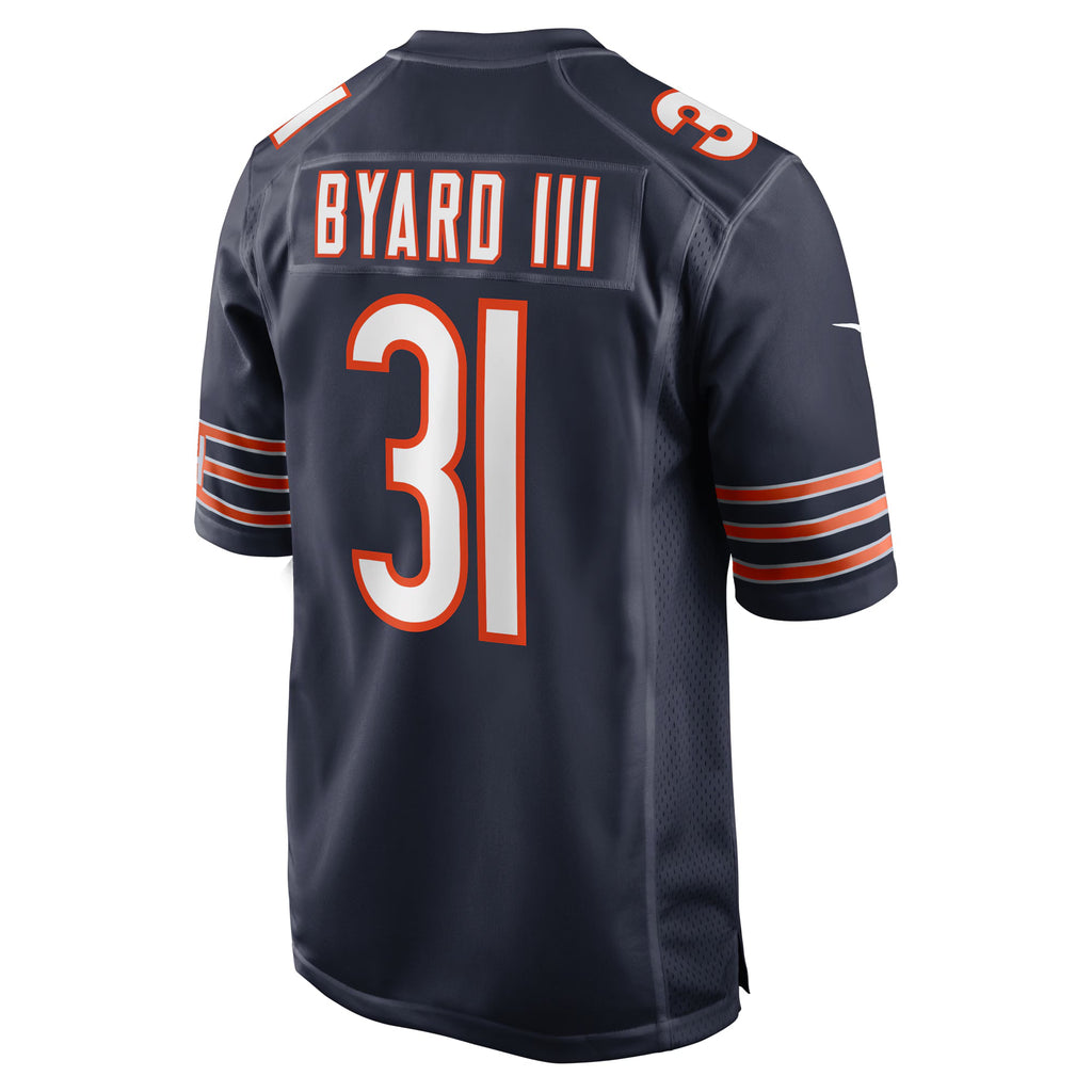 Chicago Bears Kevin Byard III Navy Game Jersey