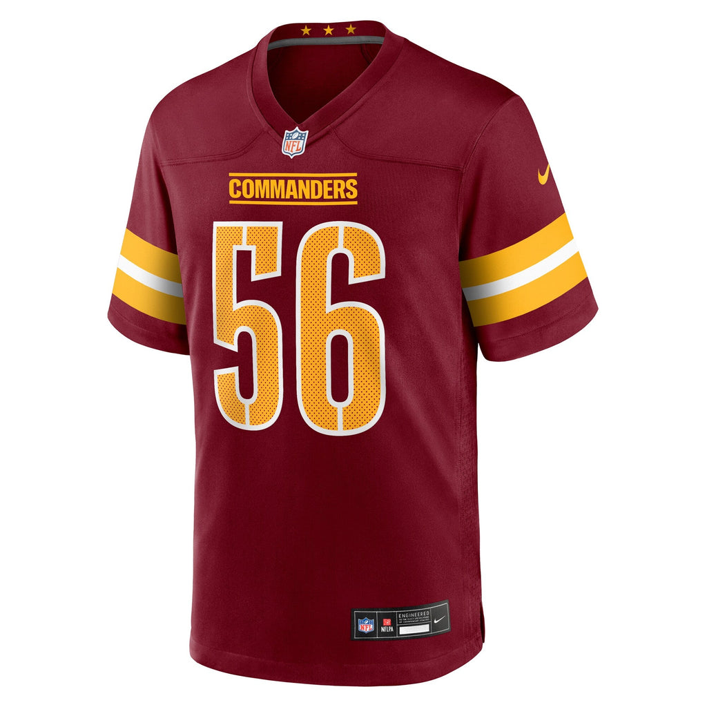 Washington Commanders Kain Medrano Burgundy Team Game Jersey