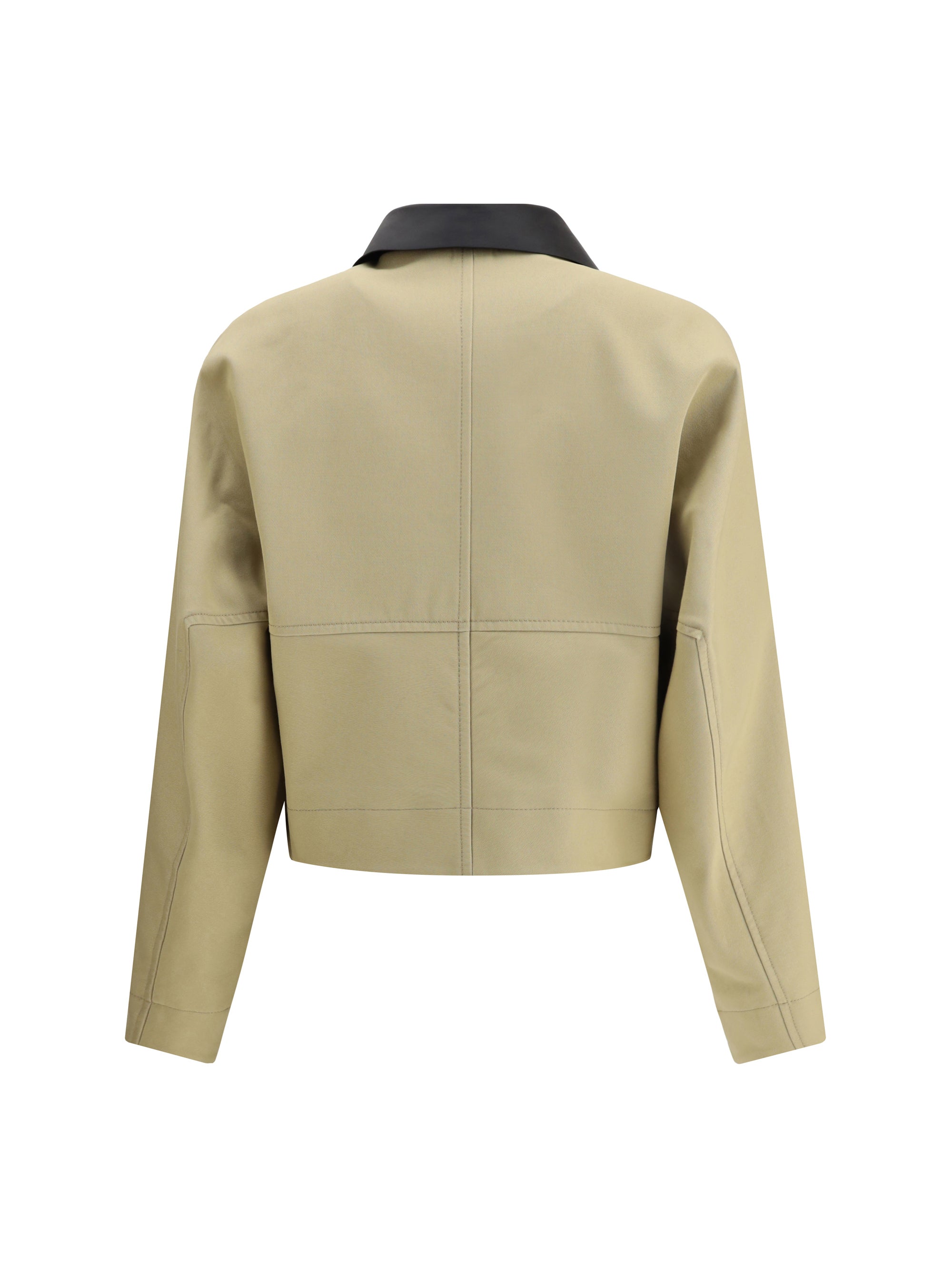 Givenchy Women Cropped Cotton And Wool Caban