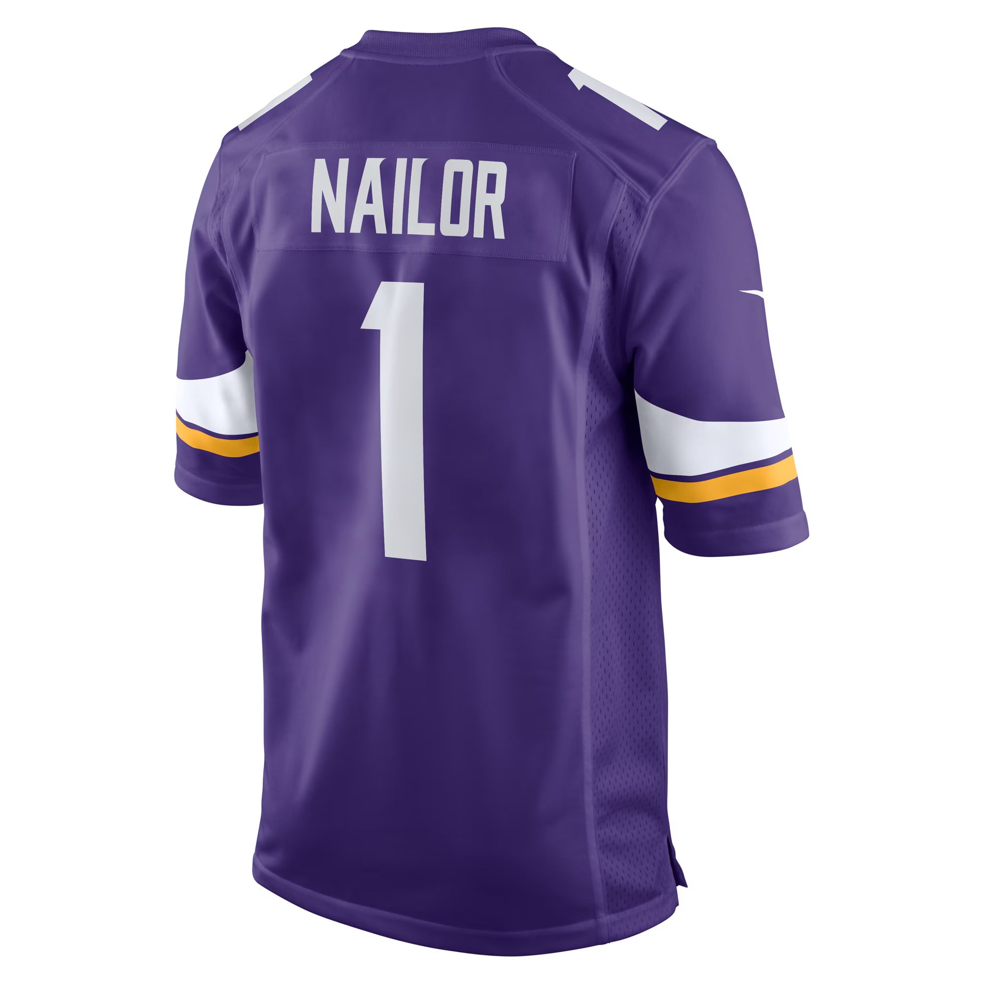 Minnesota Vikings Jalen Nailor Purple Team Game Jersey