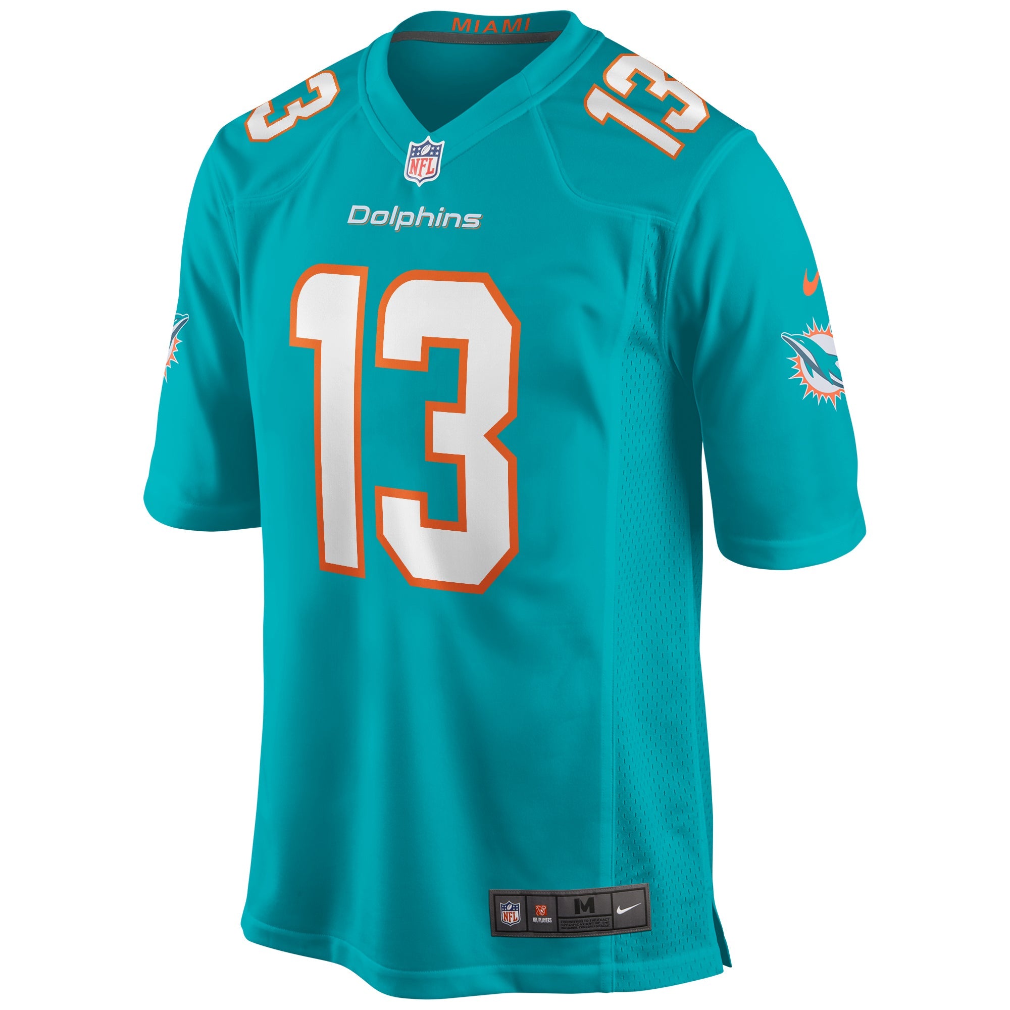 Miami Dolphins Dan Marino Aqua Game Retired Player Jersey