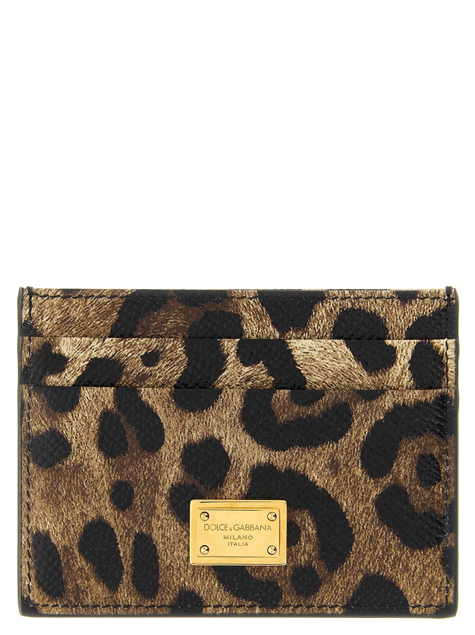 Dolce & Gabbana Women Animal Print Card Holder