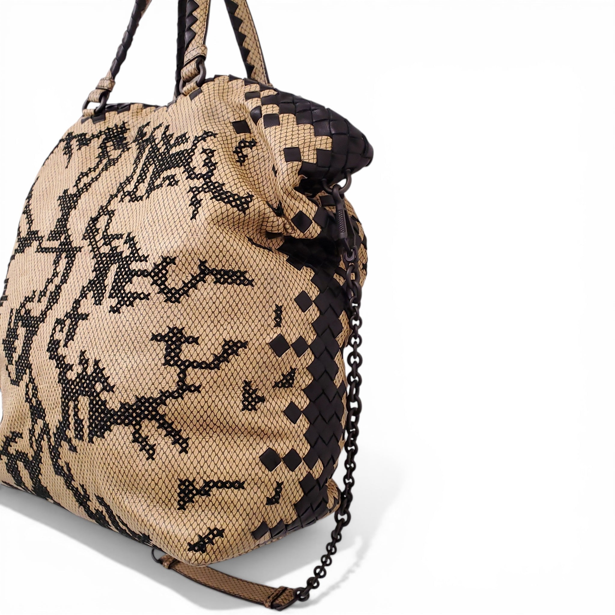 BOTTEGA VENETA VITELLO MOSAICO TOTE BAG
