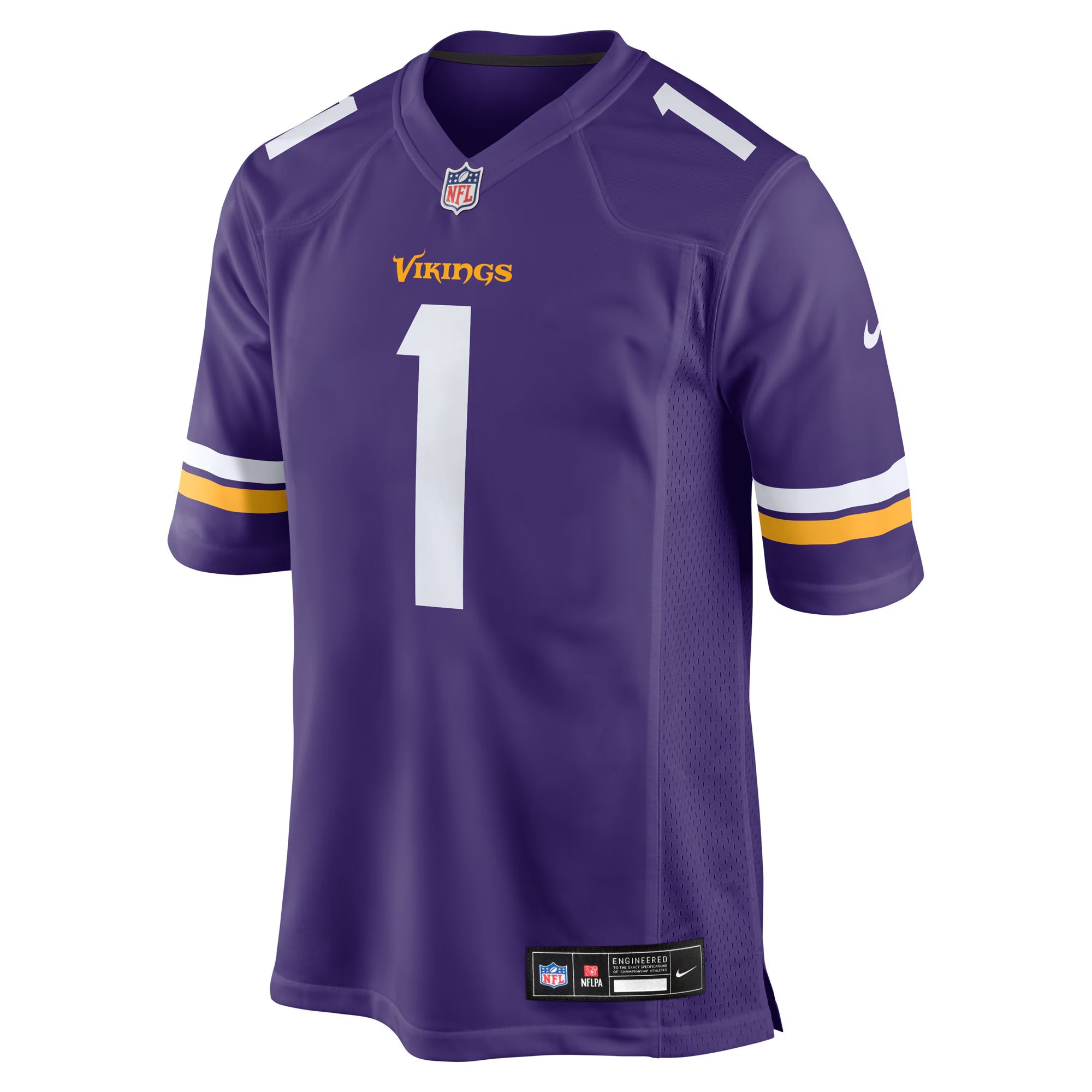 Minnesota Vikings Jalen Nailor Purple Team Game Jersey