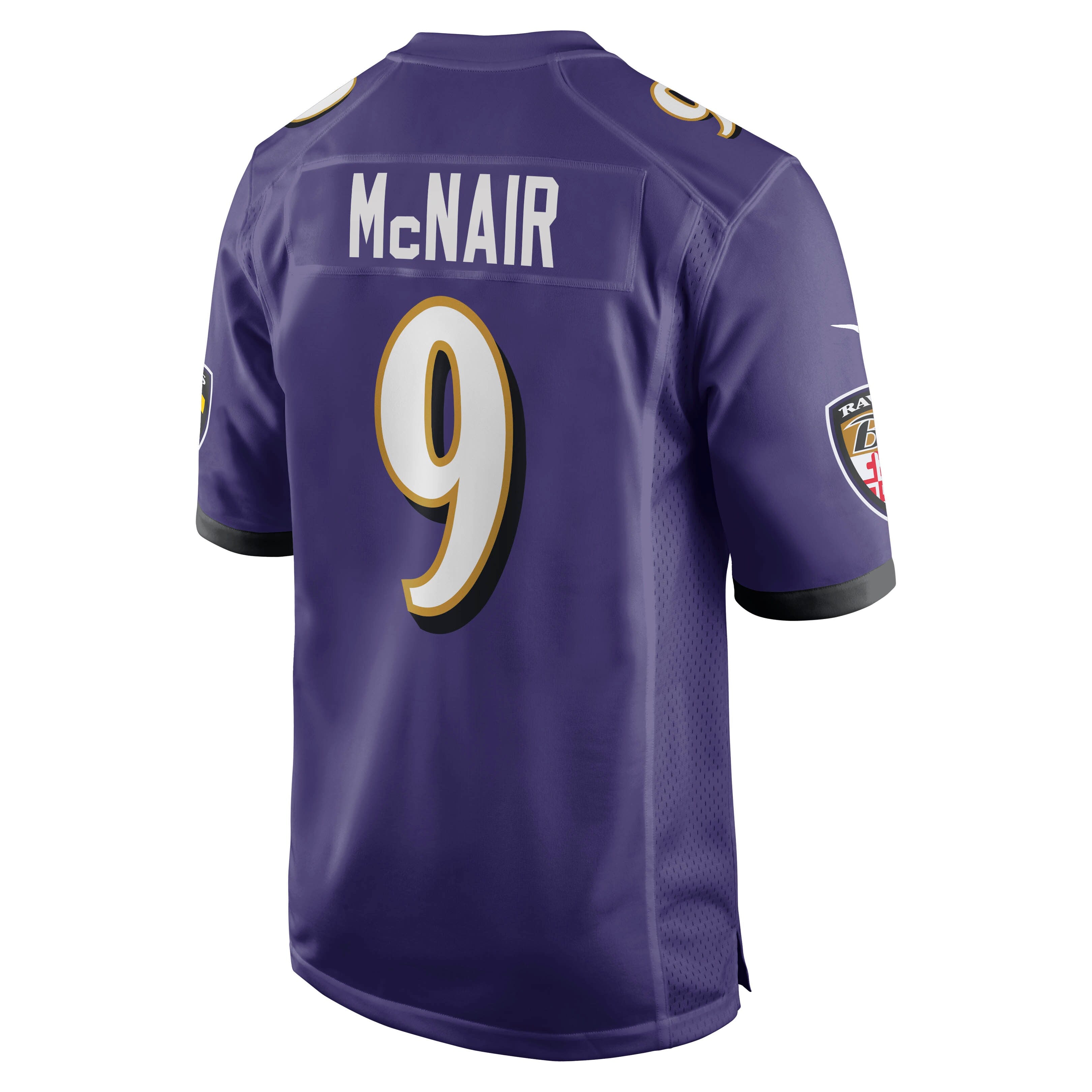 Baltimore Ravens Steve McNair Purple Game Retired Player Jersey