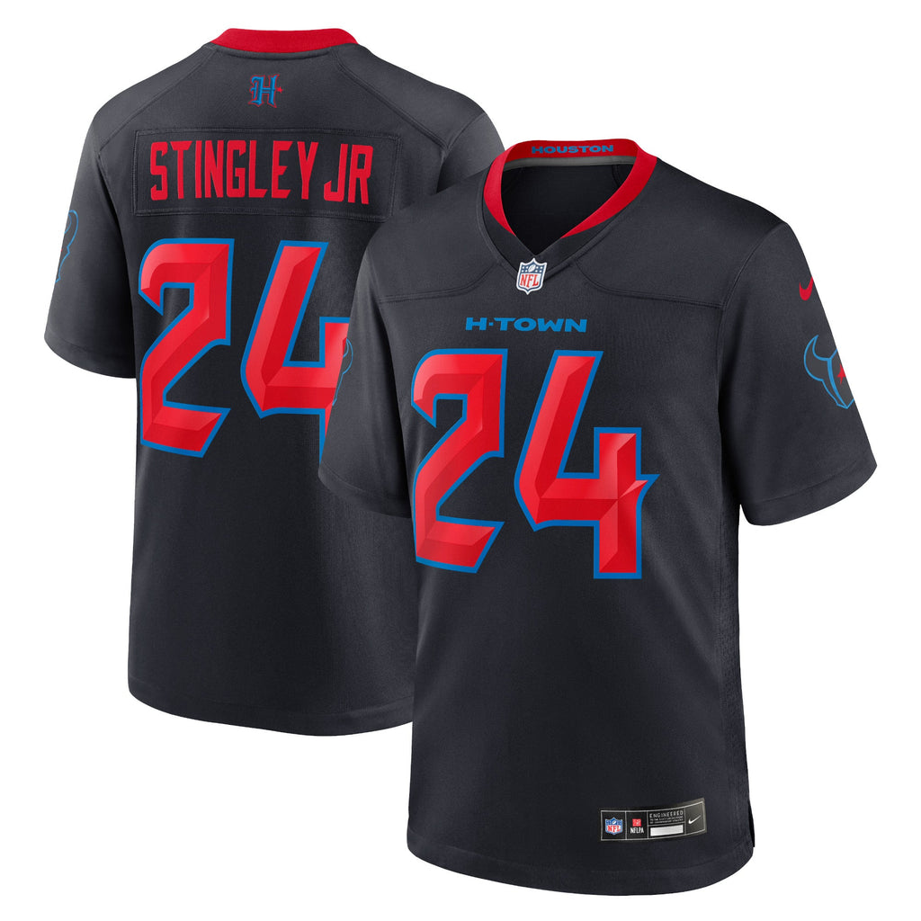 Houston Texans Derek Stingley Jr. Navy 2nd Alternate Game Jersey