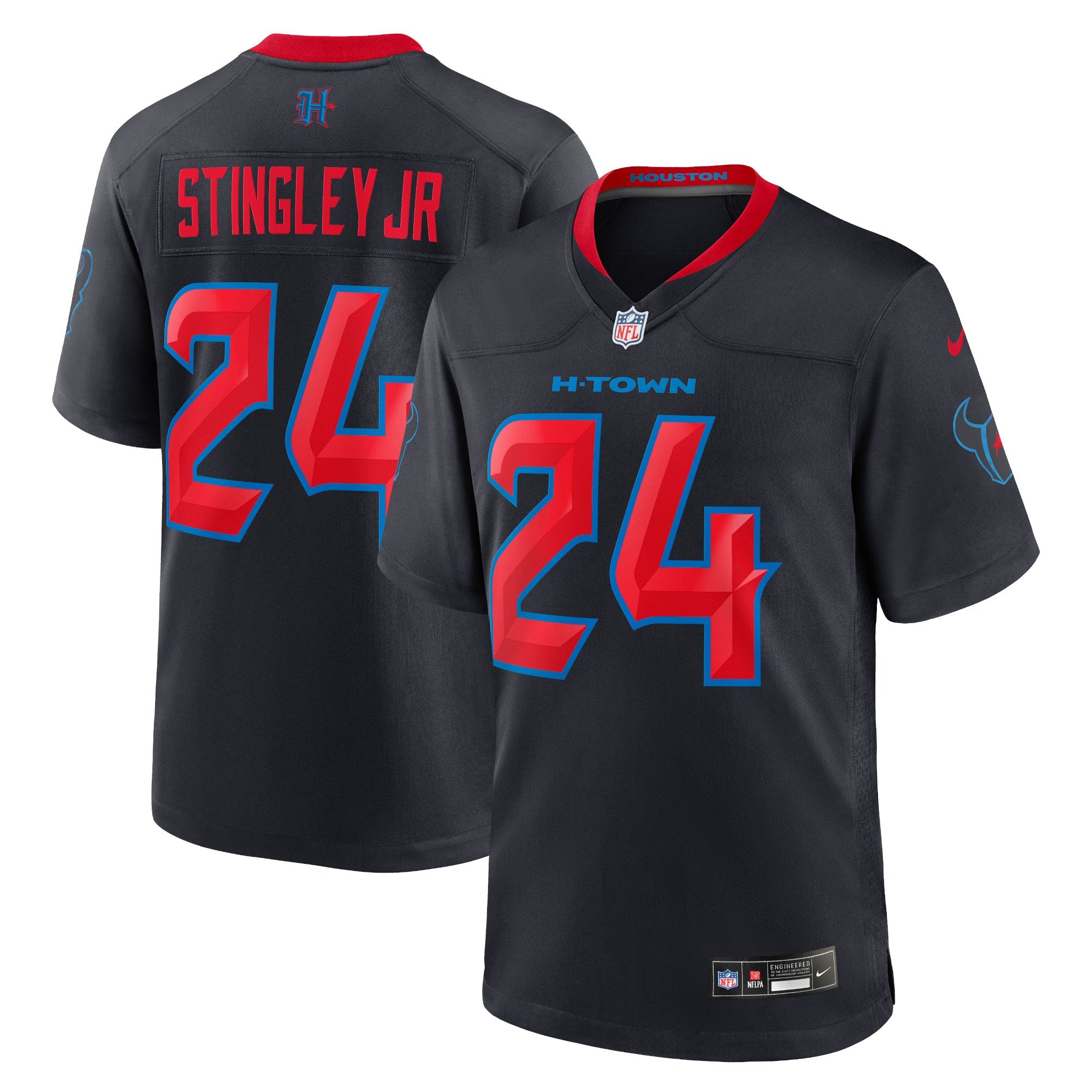 Houston Texans Derek Stingley Jr. Navy 2nd Alternate Game Jersey