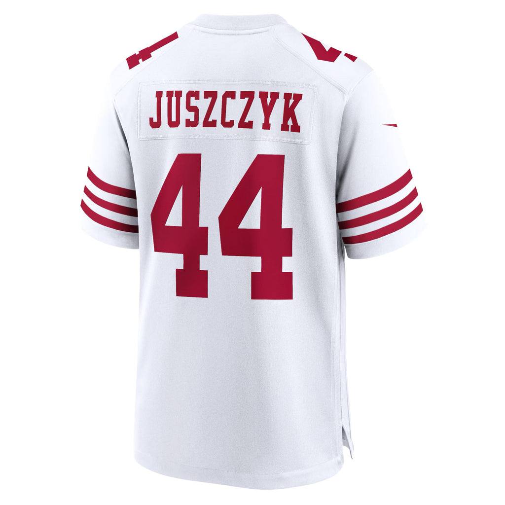 San Francisco 49ers Kyle Juszczyk White Player Game Jersey