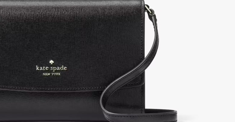 NWT Kate Spade Perry Leather Crossbody In Black