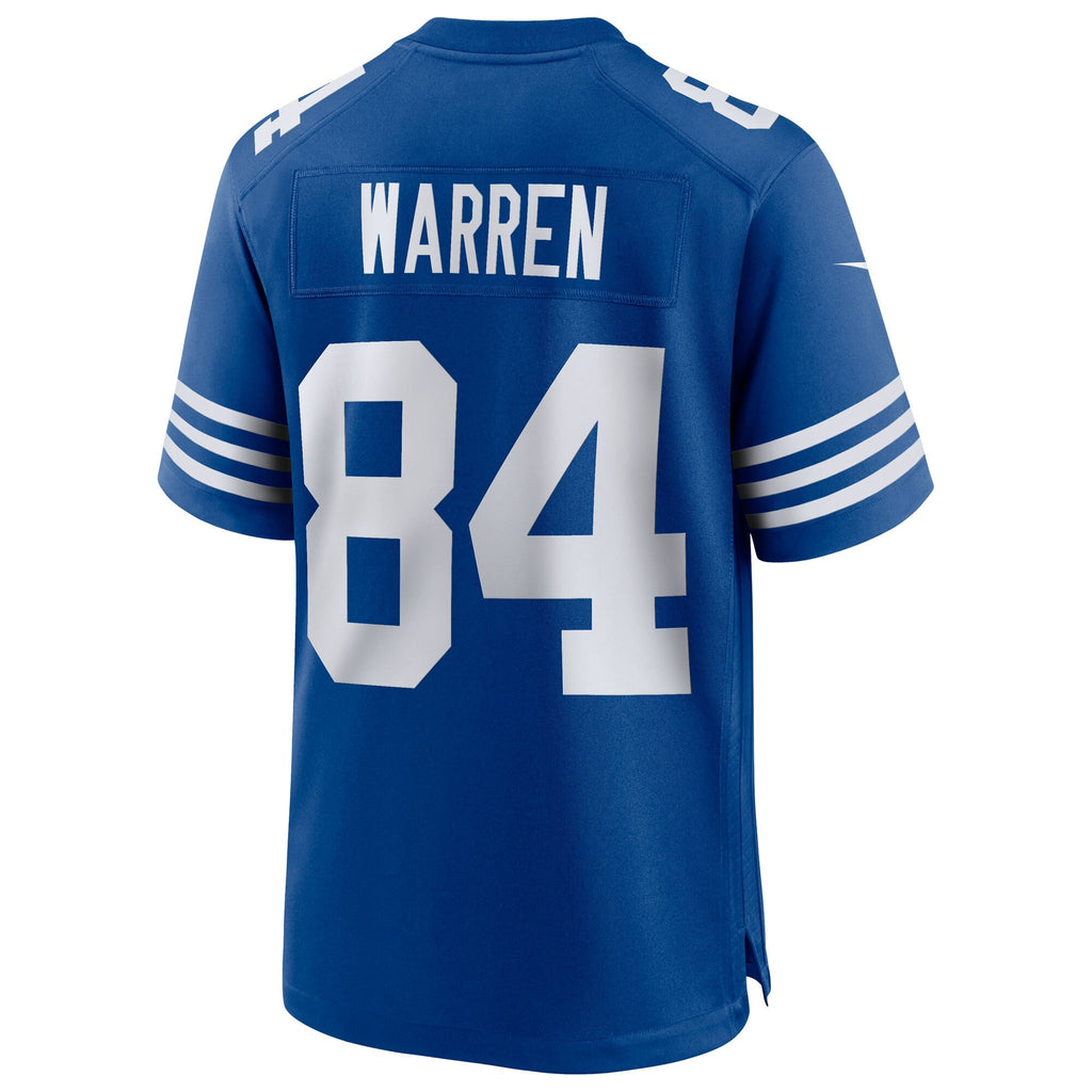 Indianapolis Colts Tyler Warren Royal Alternate Game Jersey