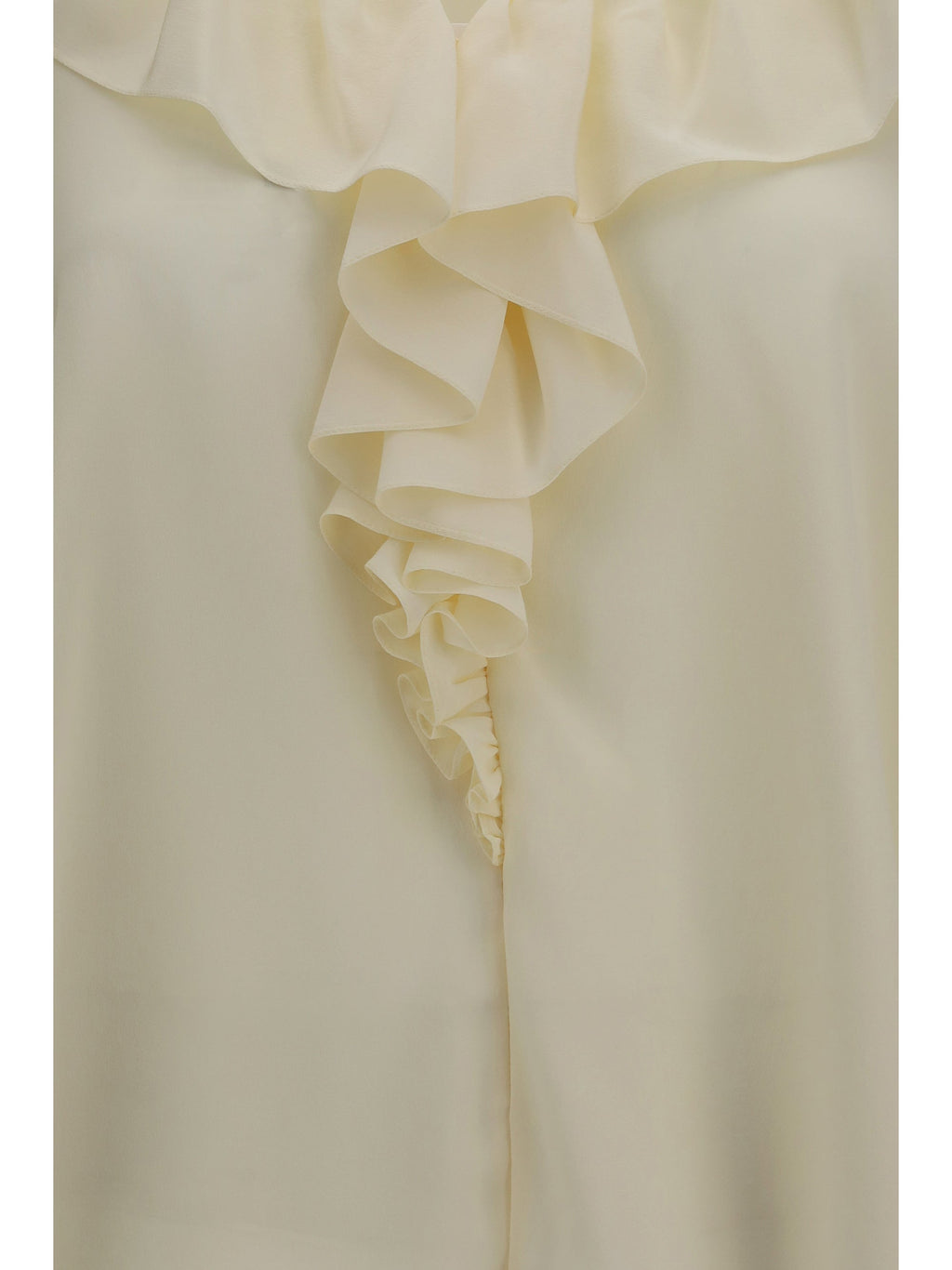 Chloé Women Ruffled V-Neck Shirt