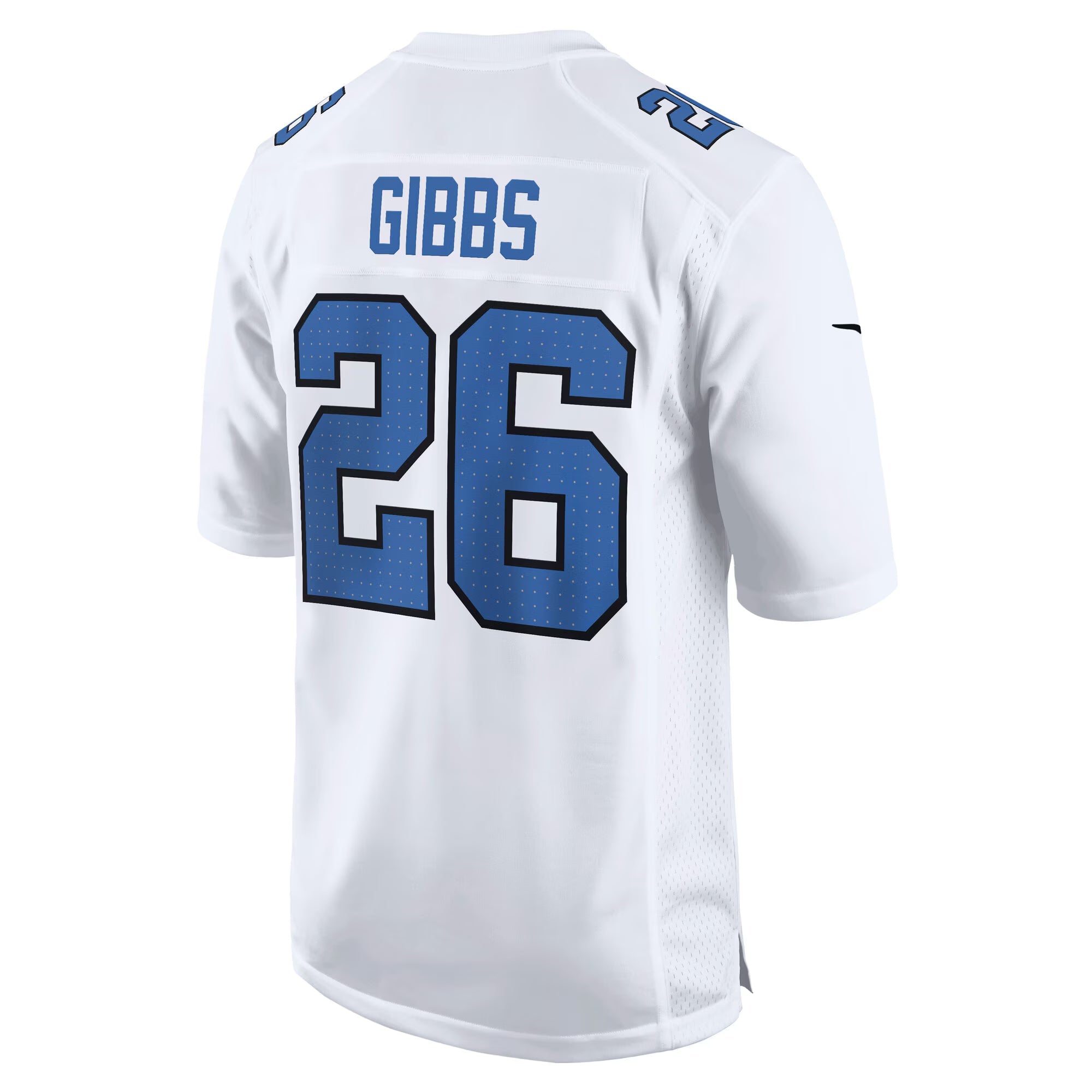 Detroit Lions Jahmyr Gibbs White Tundra Fashion Game Jersey