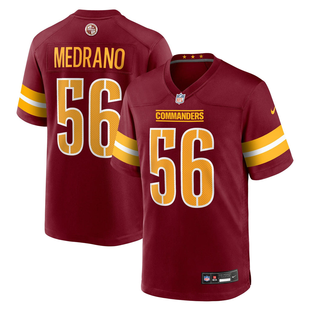 Washington Commanders Kain Medrano Burgundy Team Game Jersey