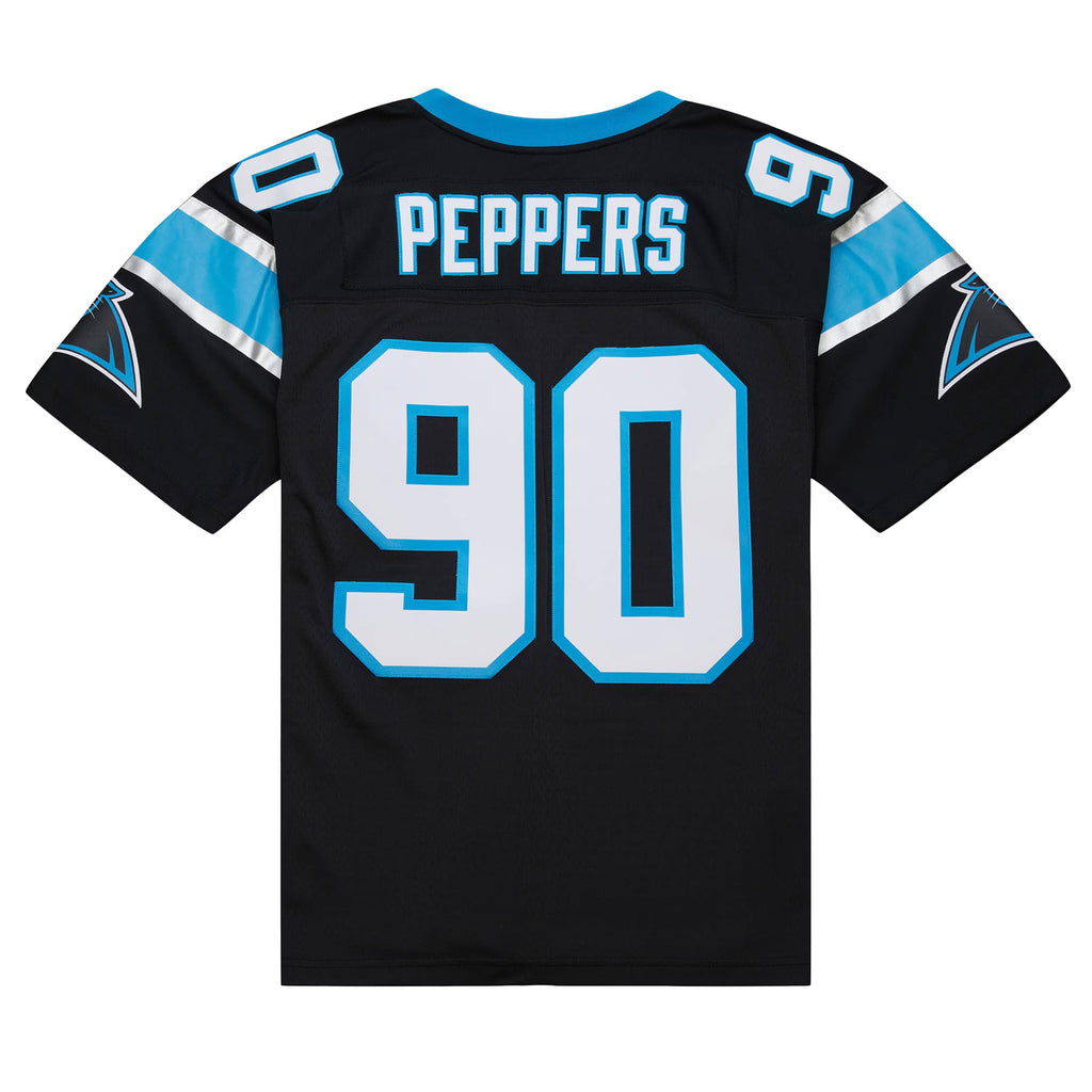 Carolina Panthers Julius Peppers Mitchell & Ness Black Big & Tall 2003 Alternate Legacy Retired Player Jersey