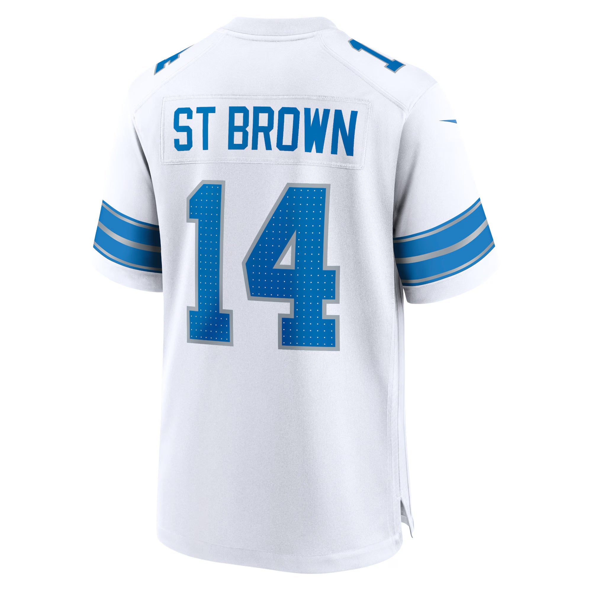 Detroit Lions Amon-Ra St. Brown White Game Jersey